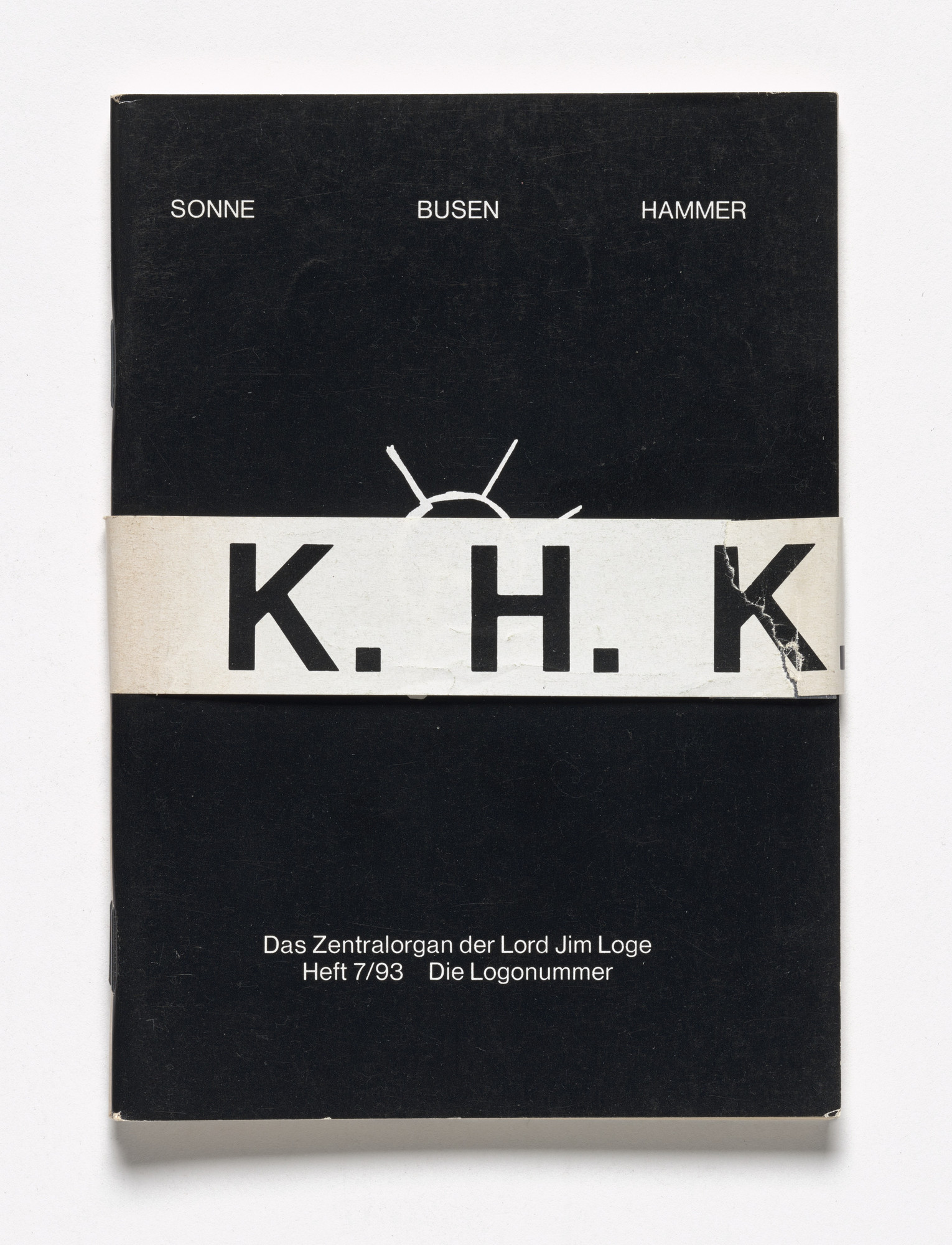 Martin Kippenberger. Sonne Busen Hammer, no. 7