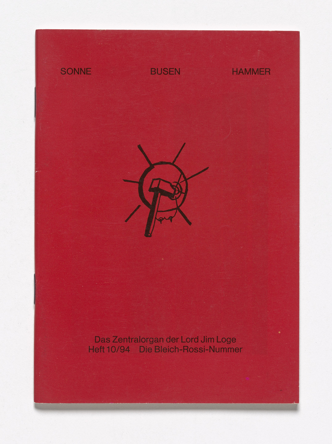 Martin Kippenberger. Sonne Busen Hammer, no. 10. 1993