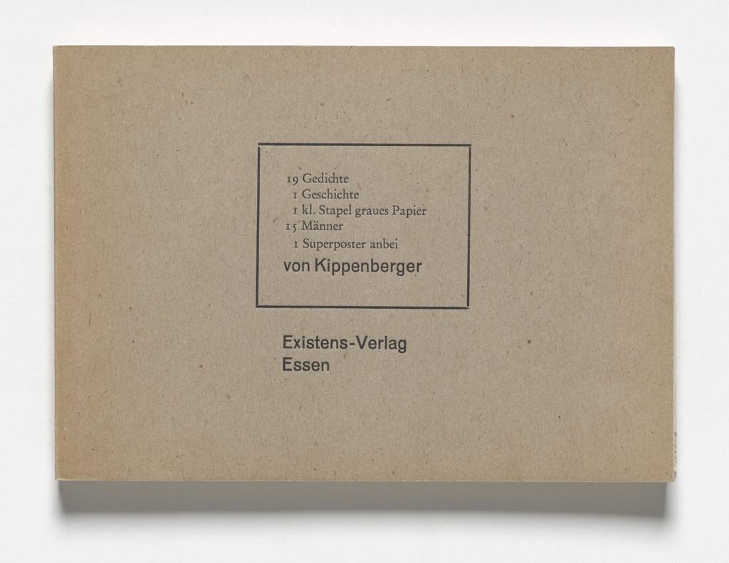 19 Gedichte, 1 Geschichte, 1 kt. Stapel graues Papier, 15 Männer,  1 Superposter anbei