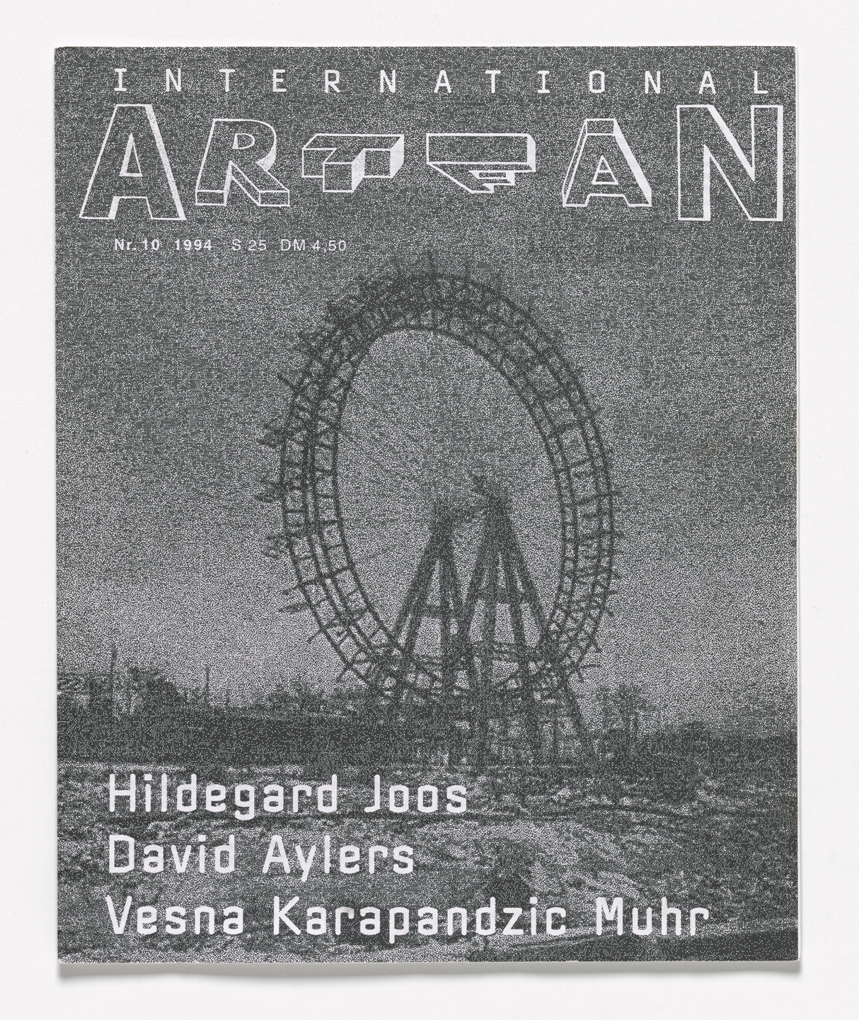 Martin Kippenberger. Artfan, no. 10. 1994