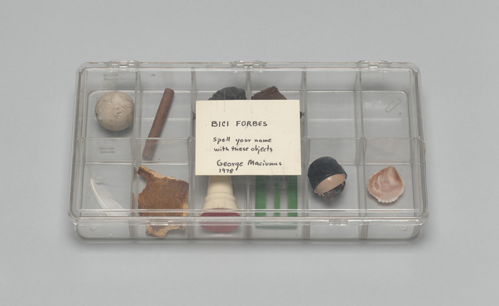 Your Name Spelled with Objects: Bici Forbes