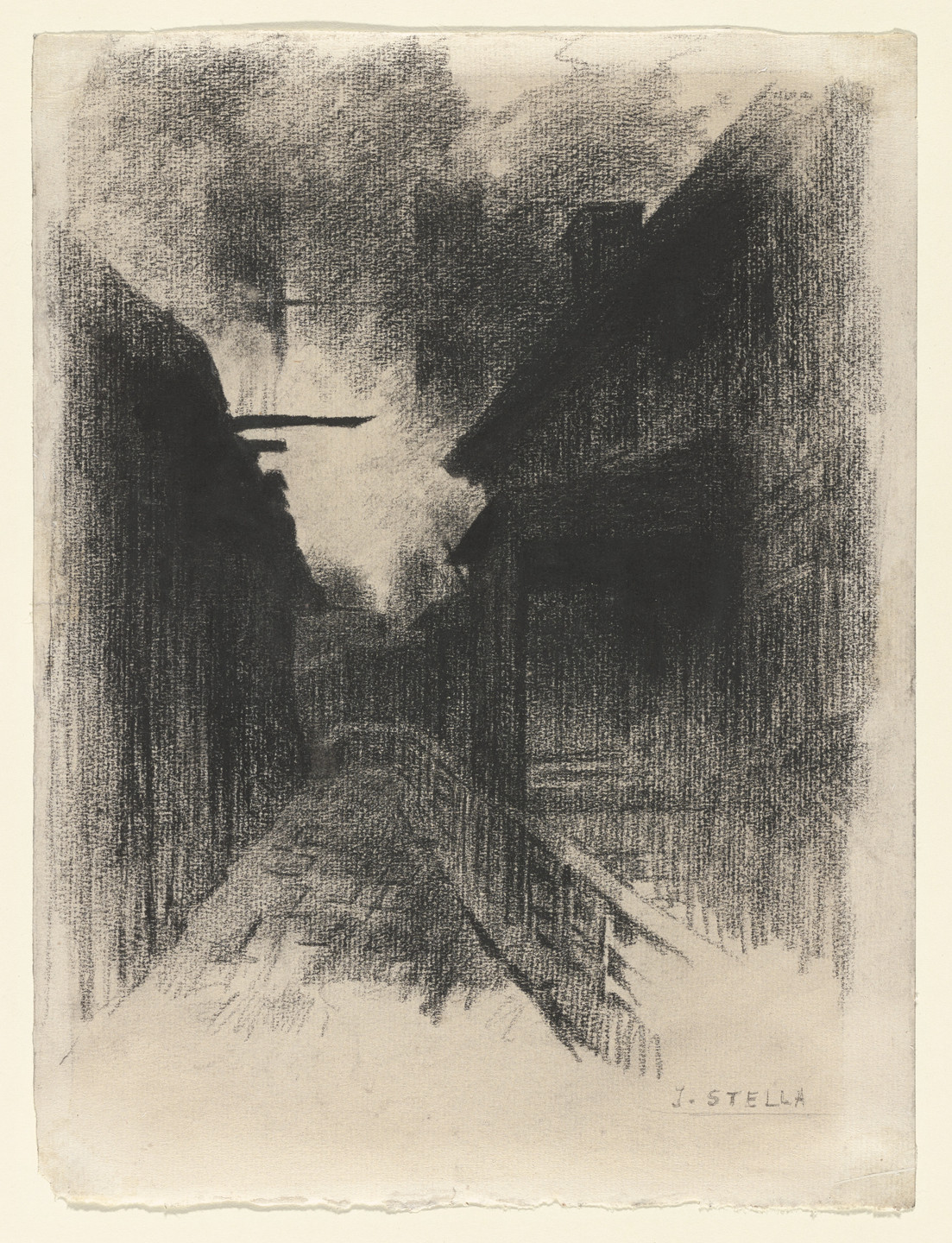Joseph Stella. Street in Allegheny. 1908