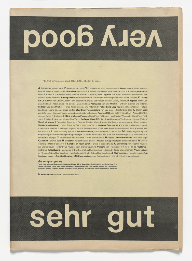 Sehr Gut / Very Good