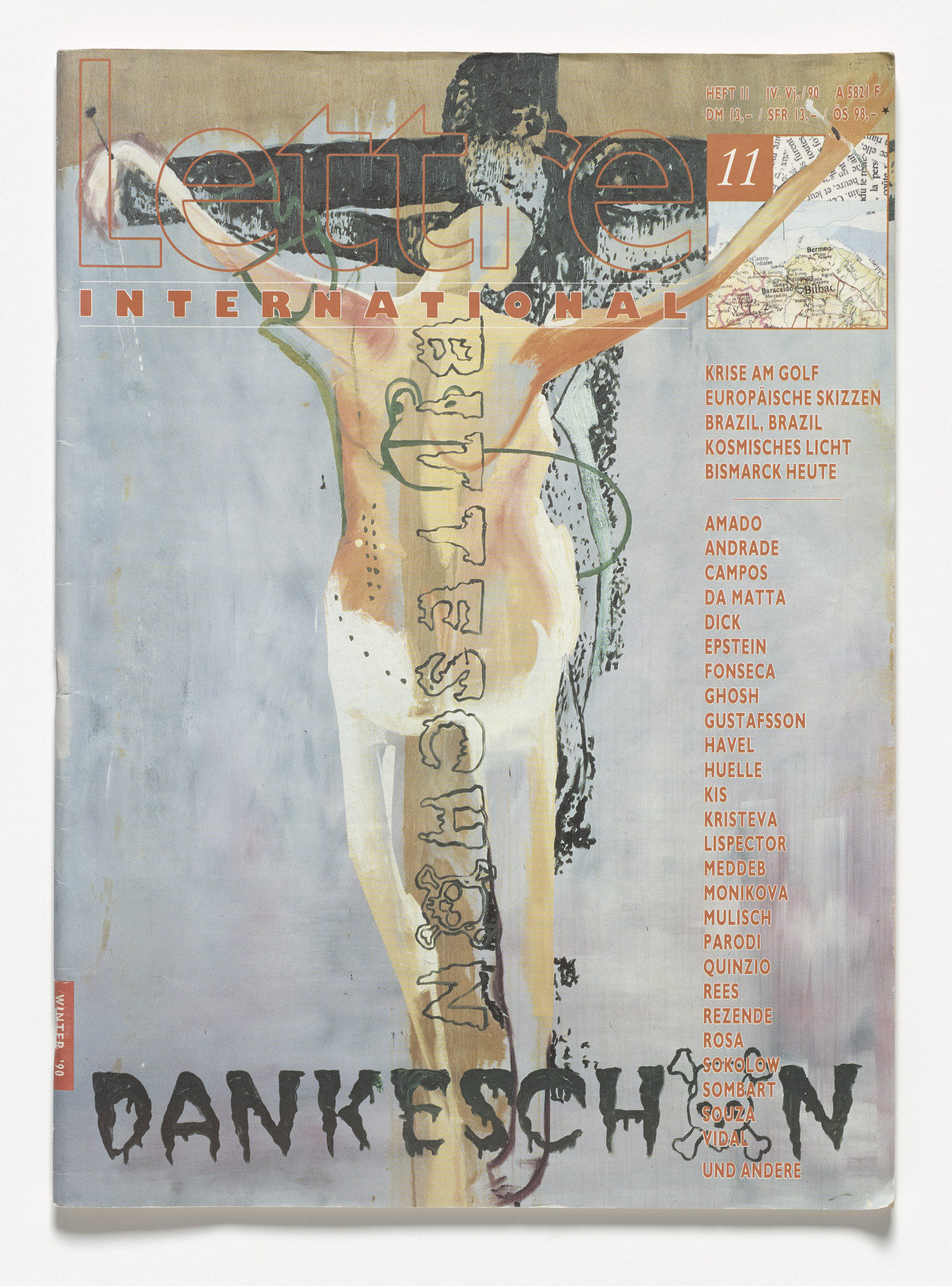 Martin Kippenberger. Lettre International, no. 11. Dankeschoen.