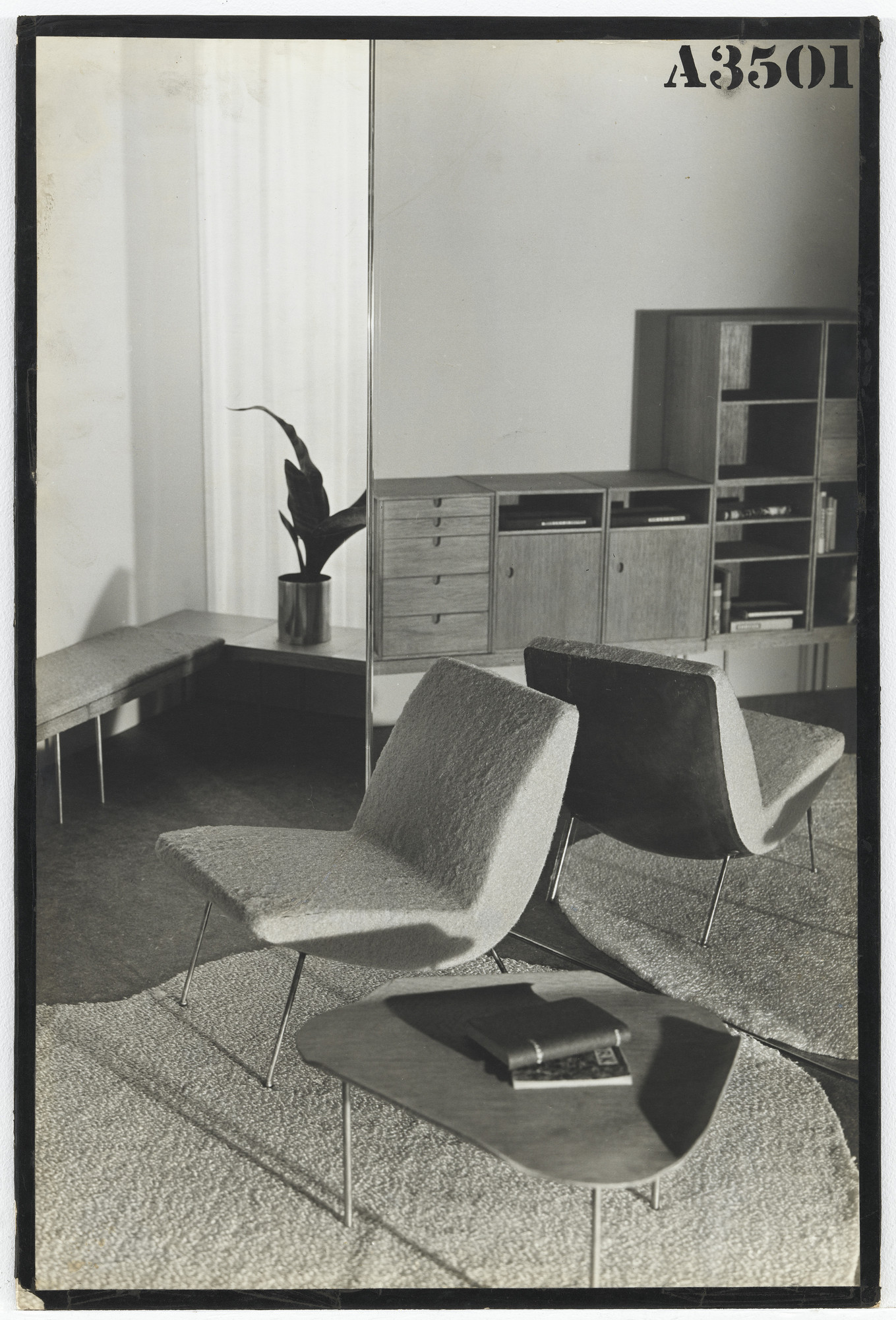 Charles Eames, Eero Saarinen. Entry Panel for MoMA Competition for Organic Design in Home Furnishings