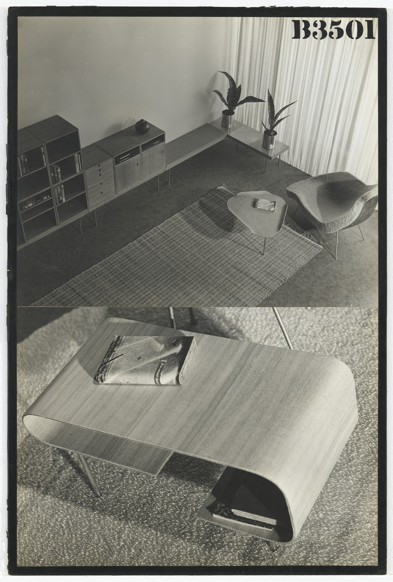 【希少古書】BUILT IN USA MoMAオリジナル（1945年）米軍ハウス Charles Eames, Eero Saarinen. Entry Panel for MoMA Competition for