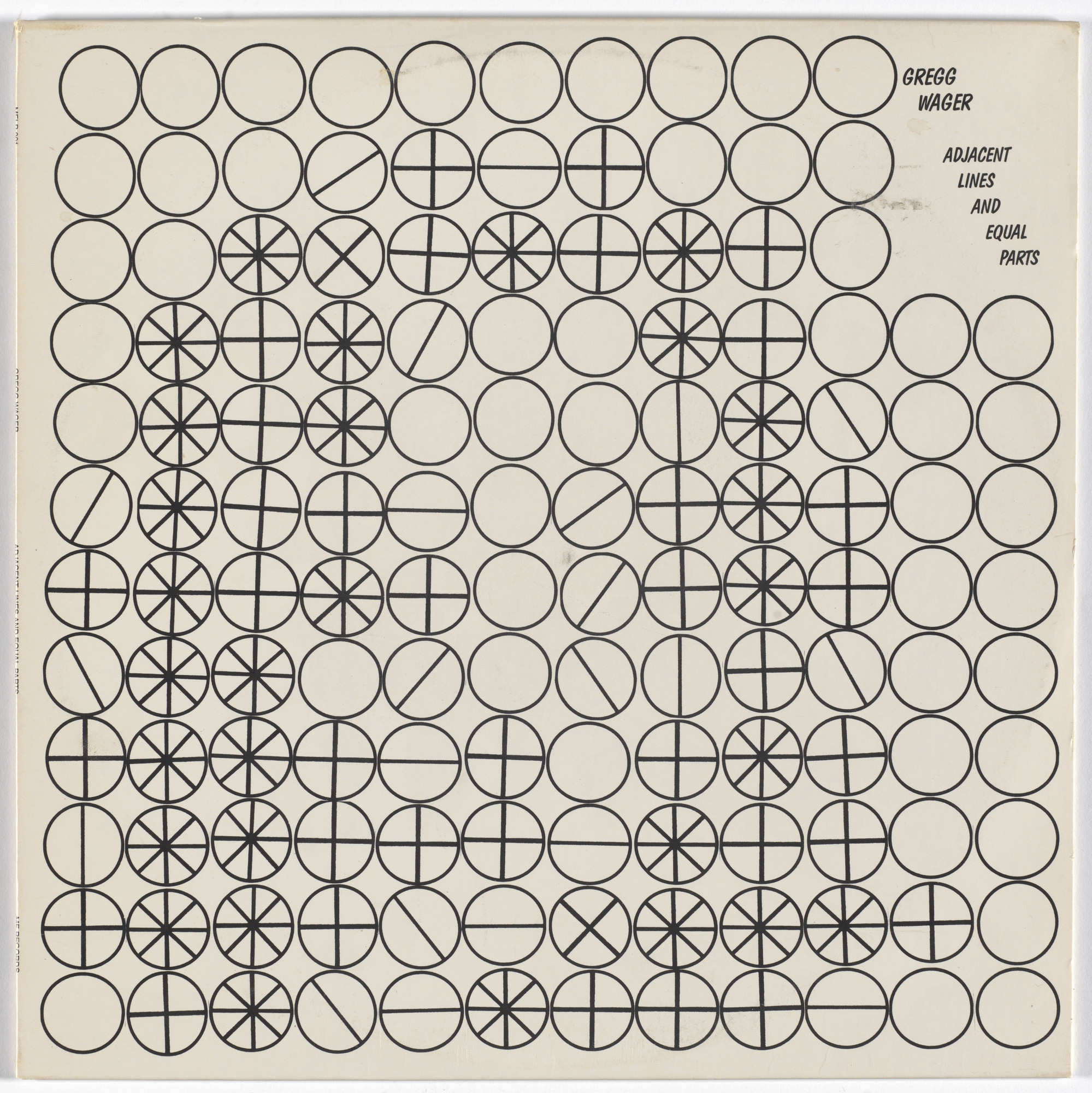 Gregg Wager, Raymond Pettibon. Adjacent Lines and Equal Parts