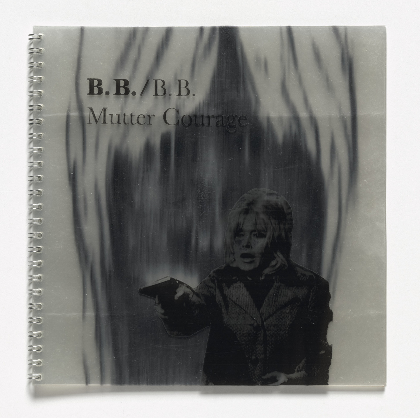 Rosemarie Trockel. B.B./B.B. Mutter Courage (B.B./ B.B. Mother Courage) from Book Drafts. 1993