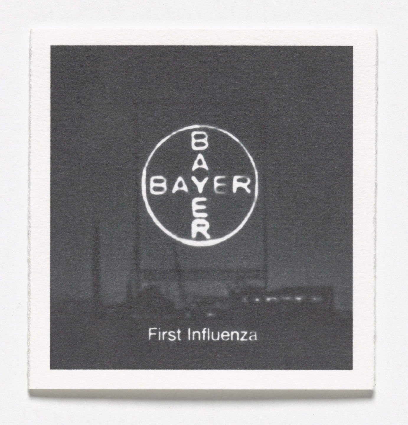 Rosemarie Trockel. First Influenza from Book Drafts. 1995