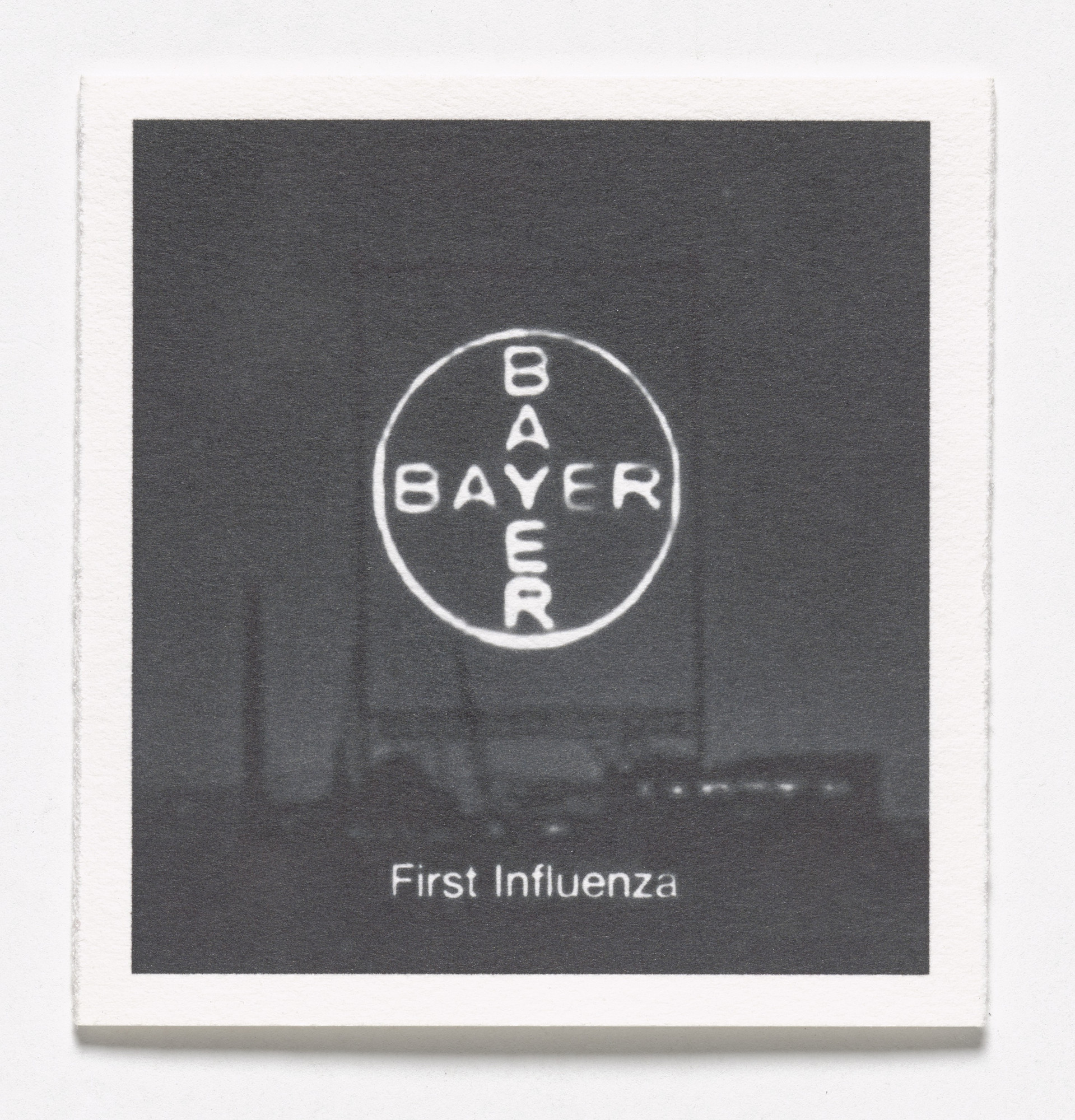 Rosemarie Trockel. First Influenza from Book Drafts