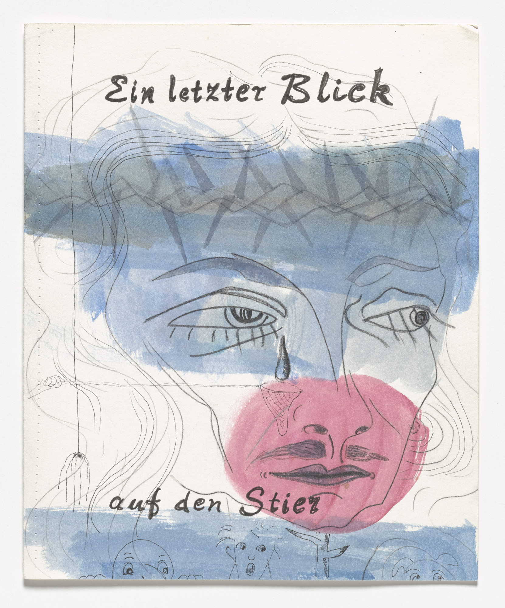 Rosemarie Trockel. Ein letzter Blick auf den Stier ( A Last Look at the Bull ) from Book Drafts