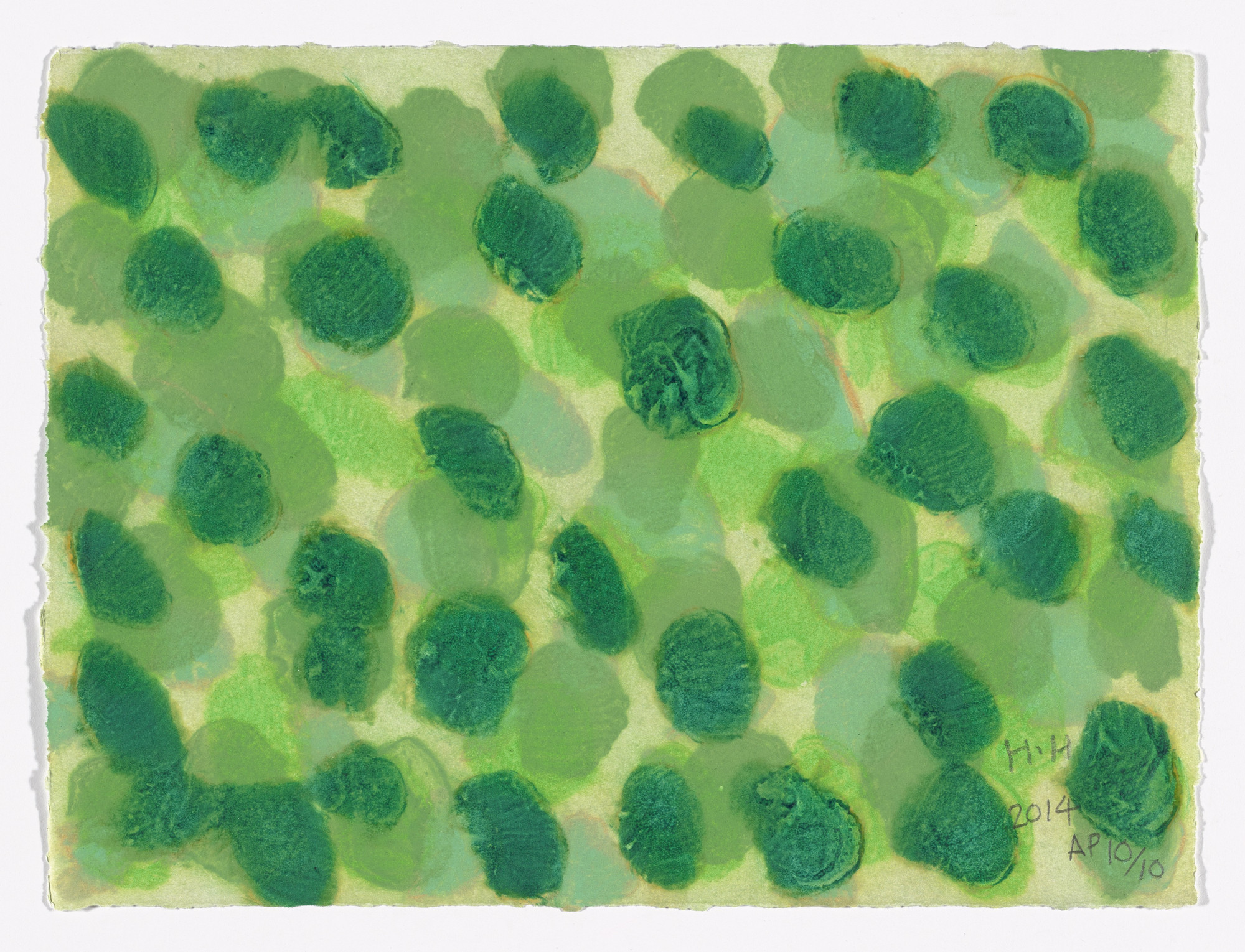Howard Hodgkin. Herb Garden from Alan Cristea Gallery Twentieth Anniversary Portfolio