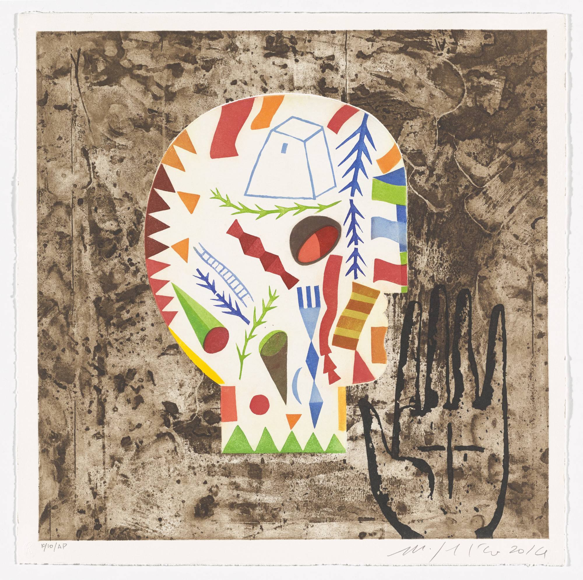 Mimmo Paladino. Print for Alan from Alan Cristea Gallery Twentieth