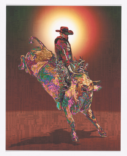 Gordon Cheung. The Rider from Alan Cristea Gallery Twentieth Anniversary Portfolio. 2015