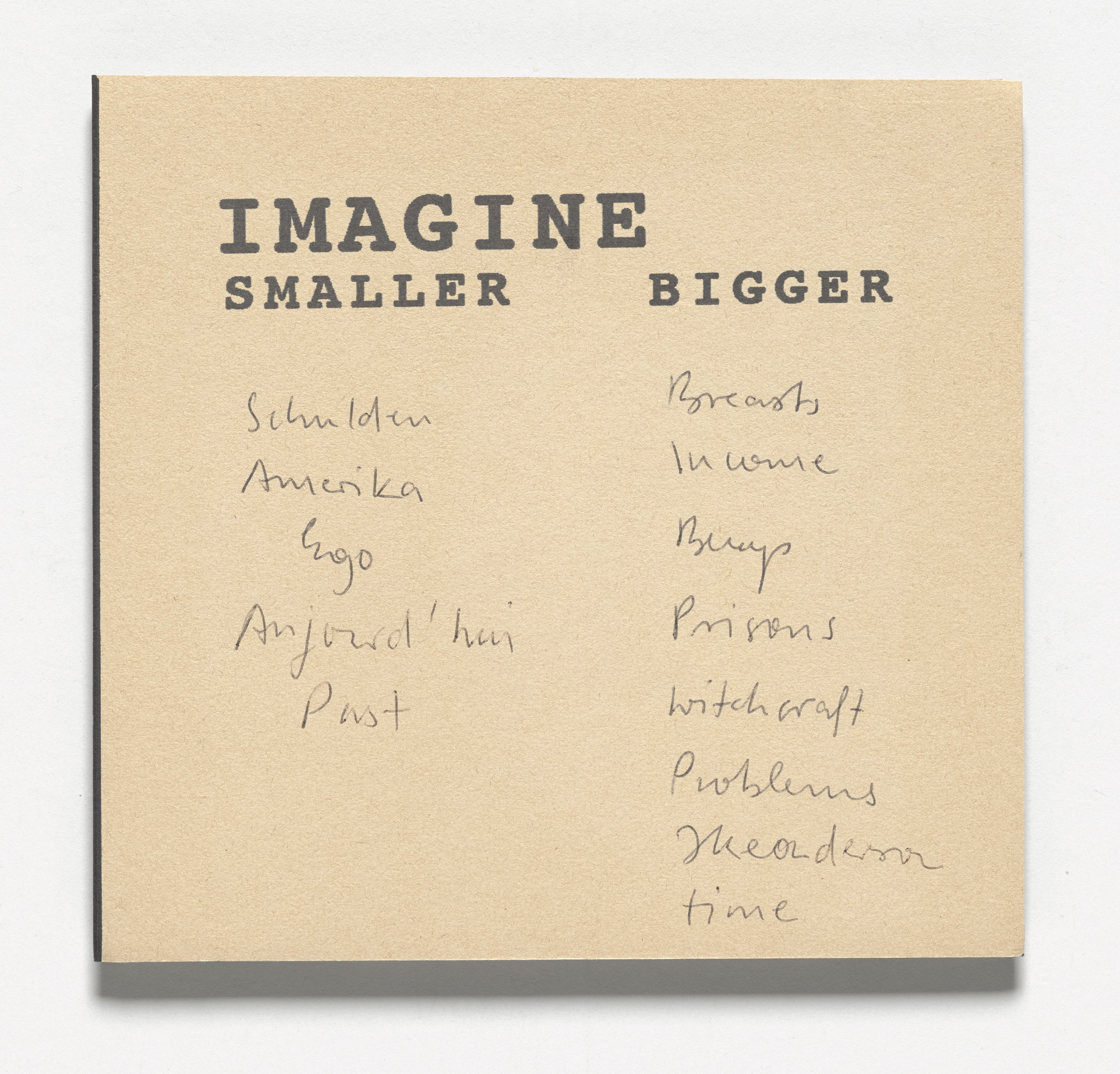 Rosemarie Trockel. Umfrageergebnisse ( Poll Results ) from Book Drafts