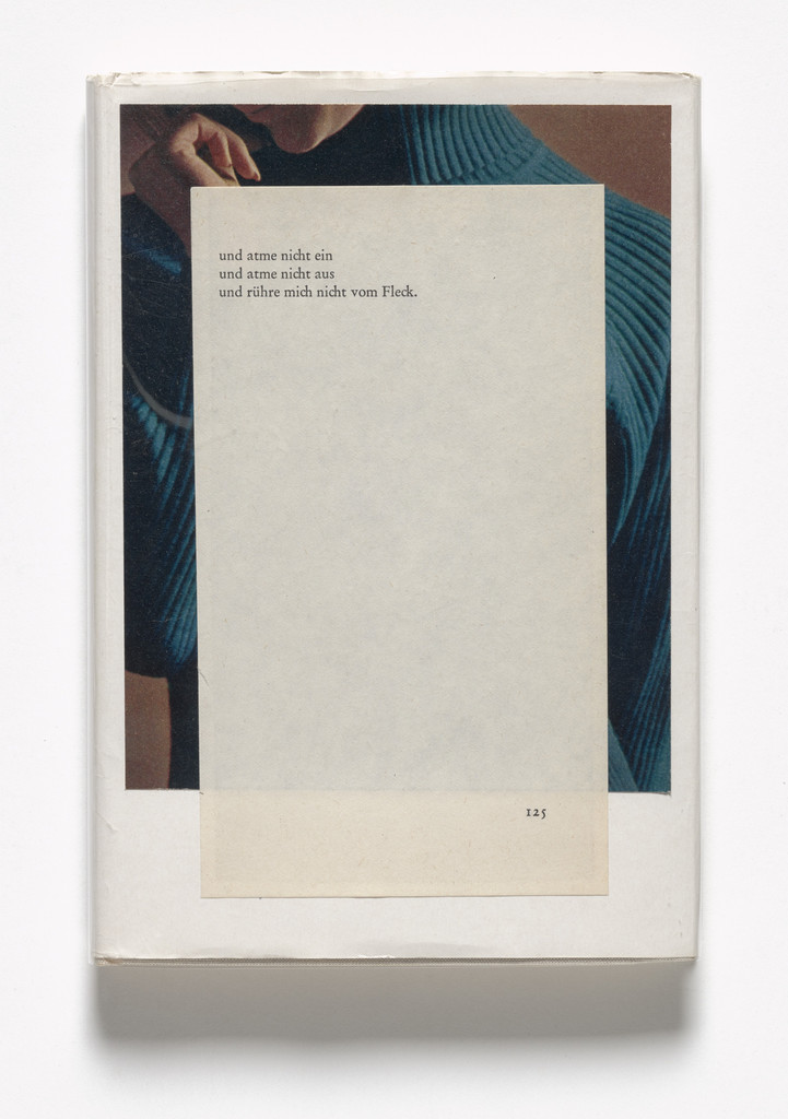 und atme nicht ein, und atme nicht aus, und rühre mich nicht vom Fleck (and do not breathe in, and do not breathe out, and do not move from the spot) from Book Drafts