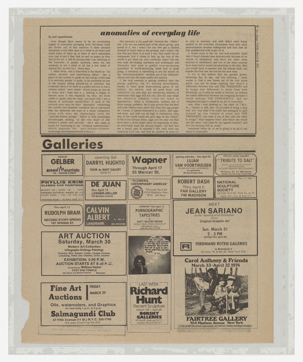 Adrian Piper. The Mythic Being. 1974