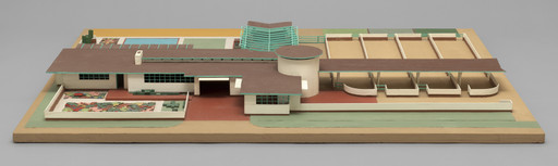 Frank Lloyd Wright. Davidson Little Farms Unit Project (Model). 1932–1933