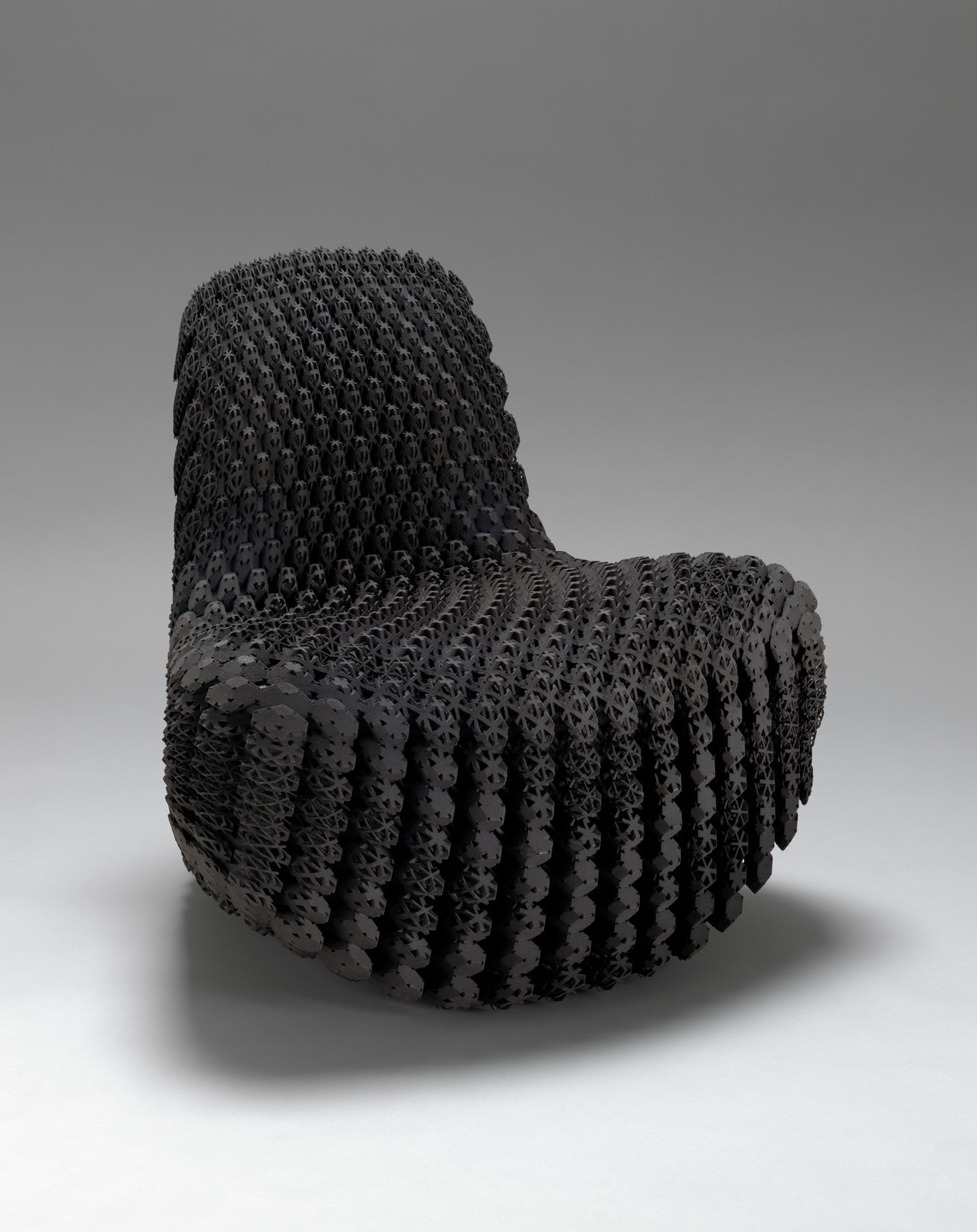 Joris Laarman. Microstructures Gradient Chair (Dual Cell), prototype. 2014