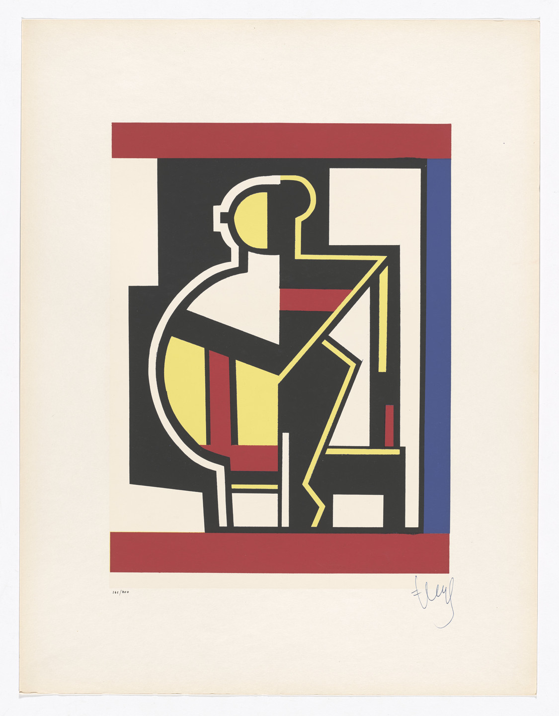 Fernand Léger. Mechanical Period (Époque mécanique) from Art of Today, Masters of Abstract Art (Art d&#39;aujourd&#39;hui, maîtres de l&#39;art abstrait), Album I. 1953 (original executed in 1919)