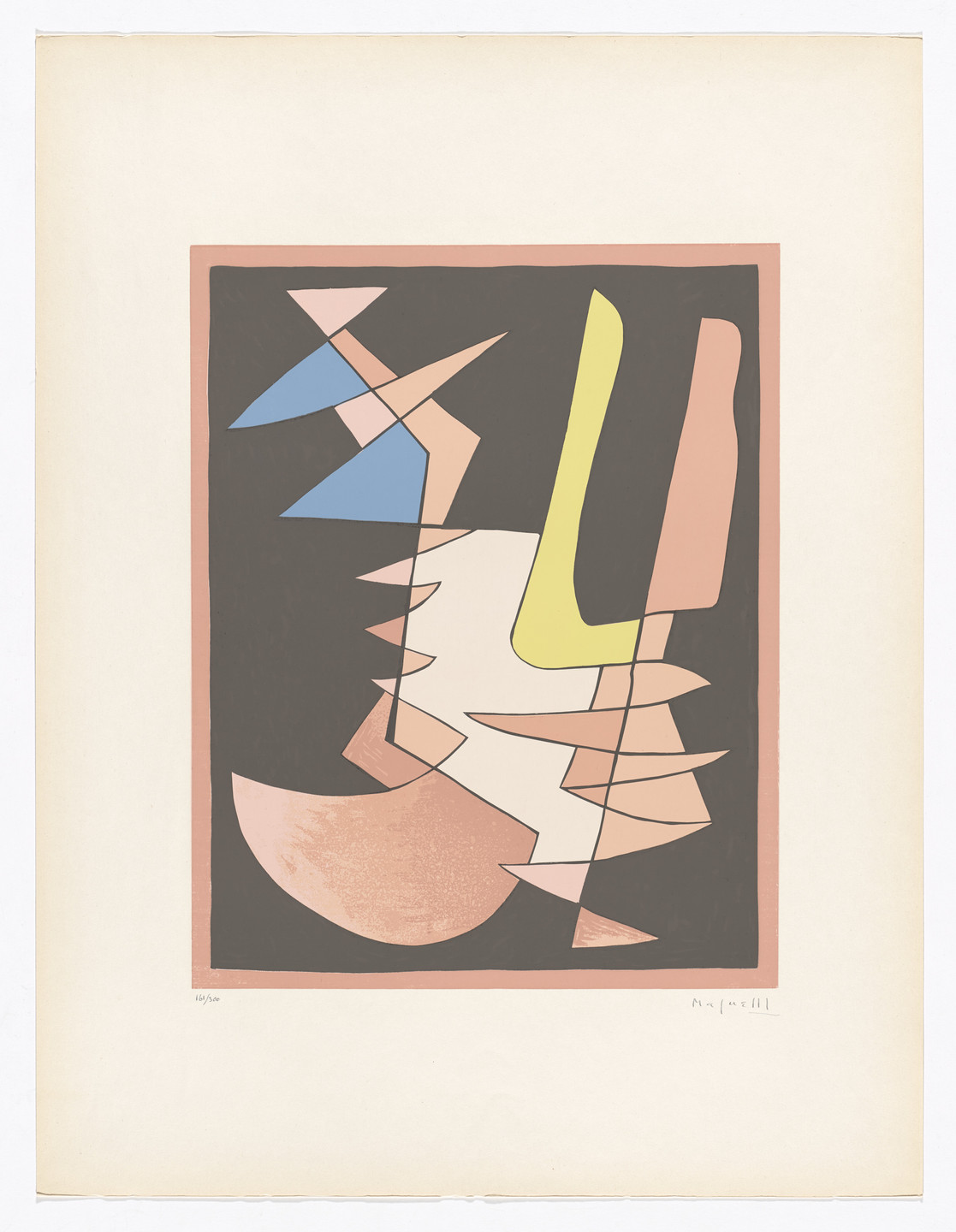 Alberto Magnelli. Opposition from Art of Today, Masters of Abstract Art (Art d'aujourd'hui, maîtres de l'art abstrait), Album I. 1953 (original executed in 1942)