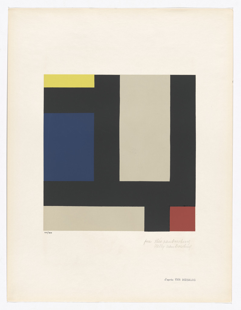 Composition from Art of Today, Masters of Abstract Art (Art d'aujourd'hui, maîtres de l'art abstrait), Album I