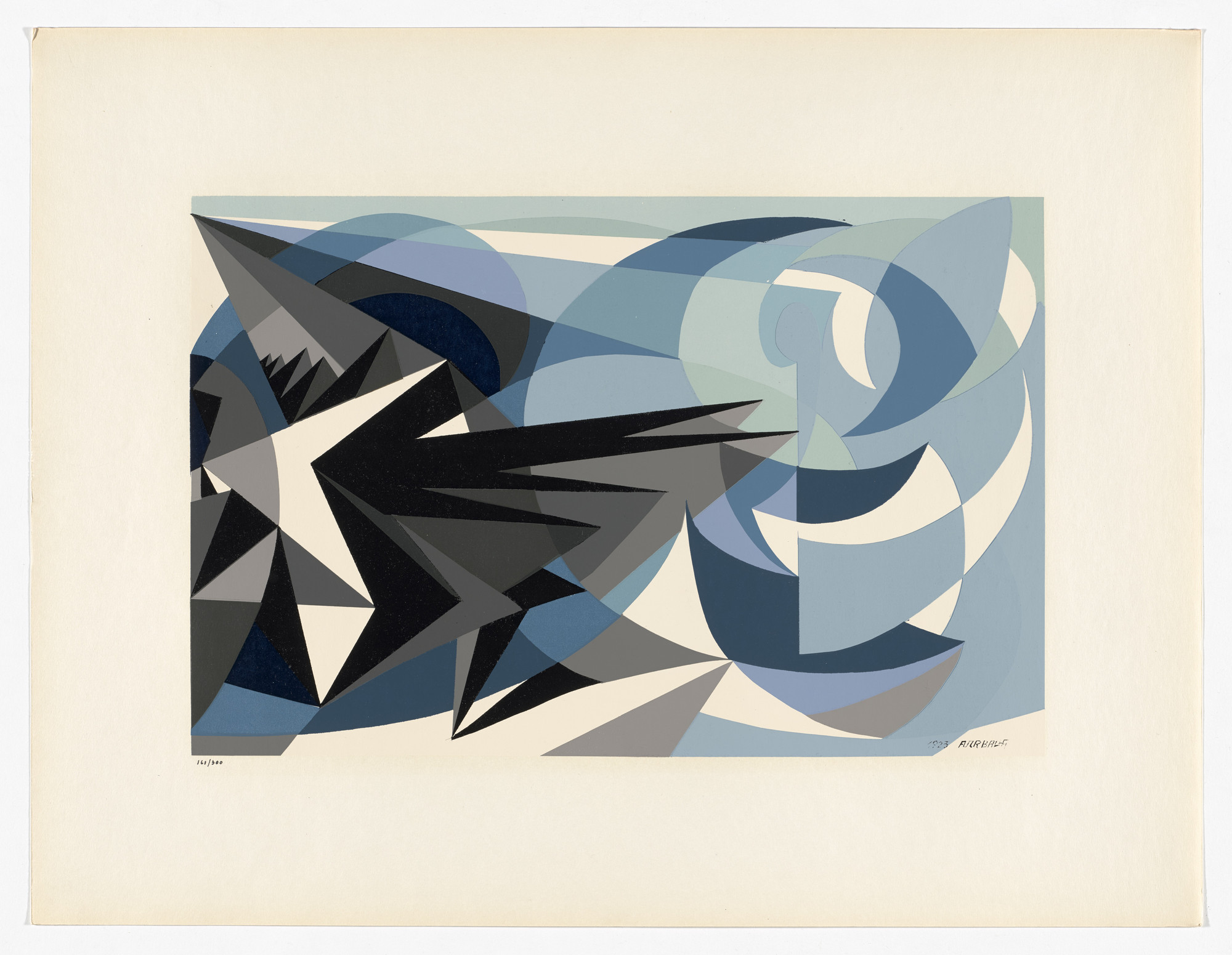 Giacomo Balla. Futuristic Painting (Peinture futuriste) from Art of Today, Masters of Abstract Art (Art d'aujourd'hui, maîtres de l'art abstrait), Album I