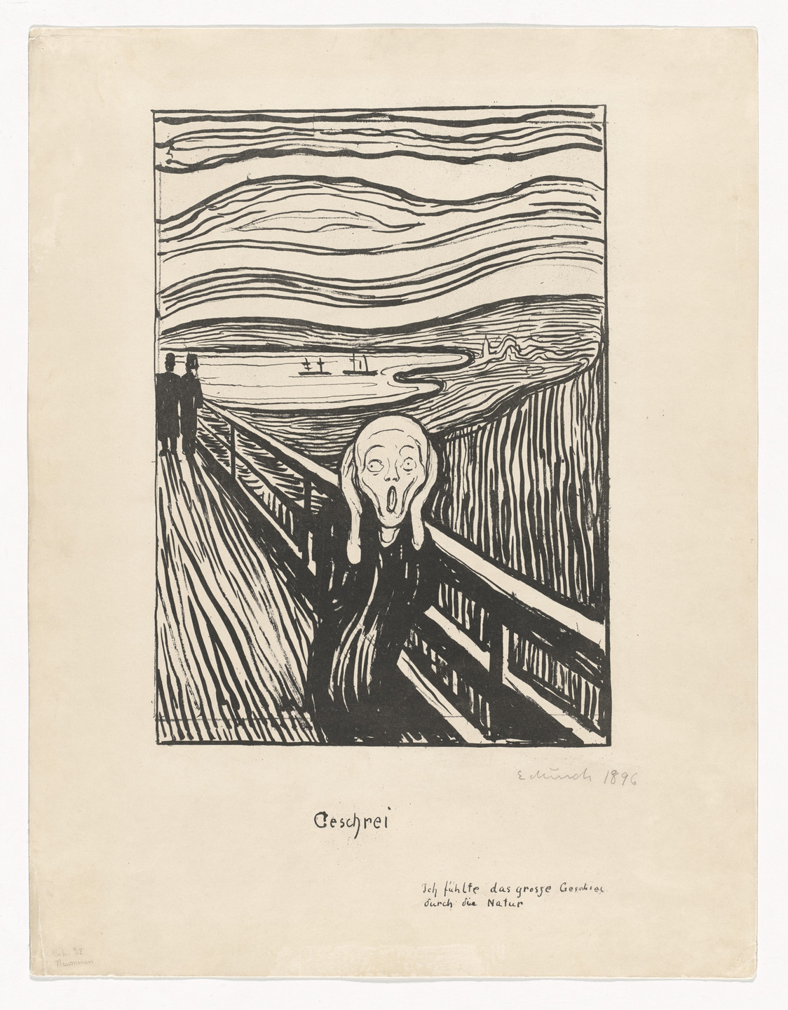 Edvard Munch. The Scream. 1895; signed 1896