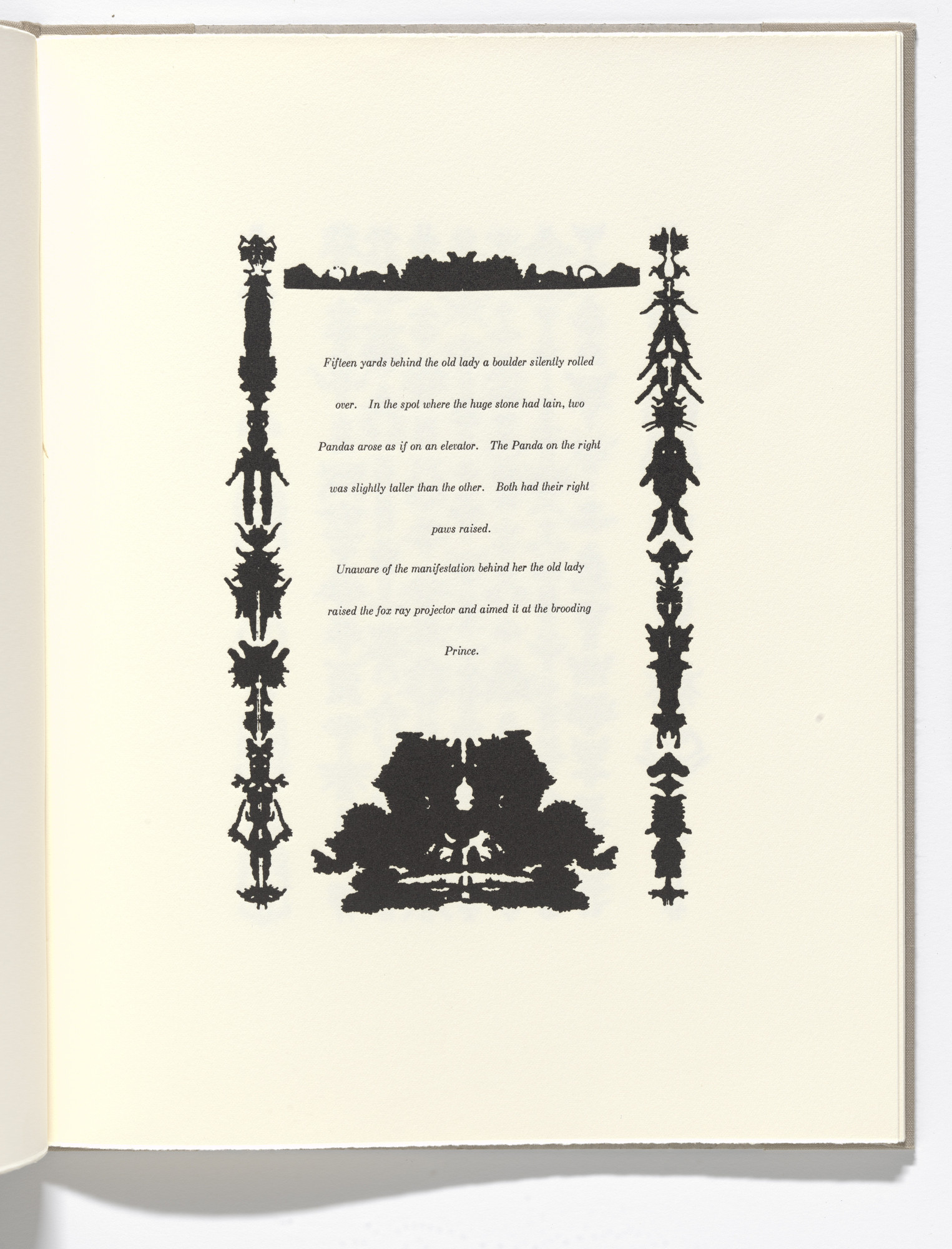 Bruce Conner. In-text plate (folio 14) from The Adventures of a Novel in Four Chapters
