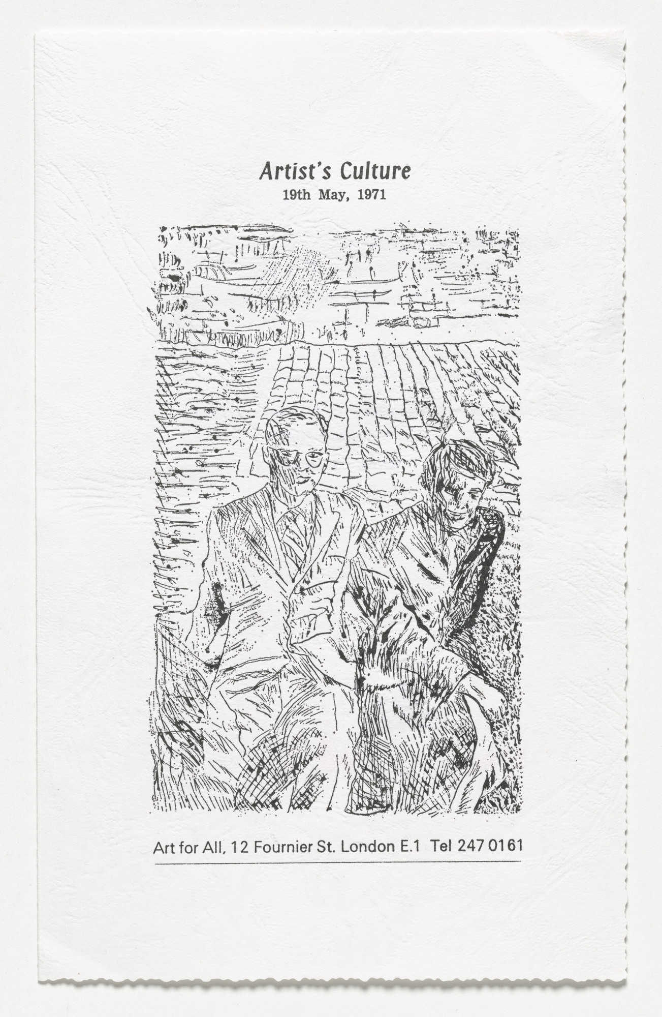 Gilbert & George, Gilbert Proesch, George Passmore. Artist's Culture from The Limericks