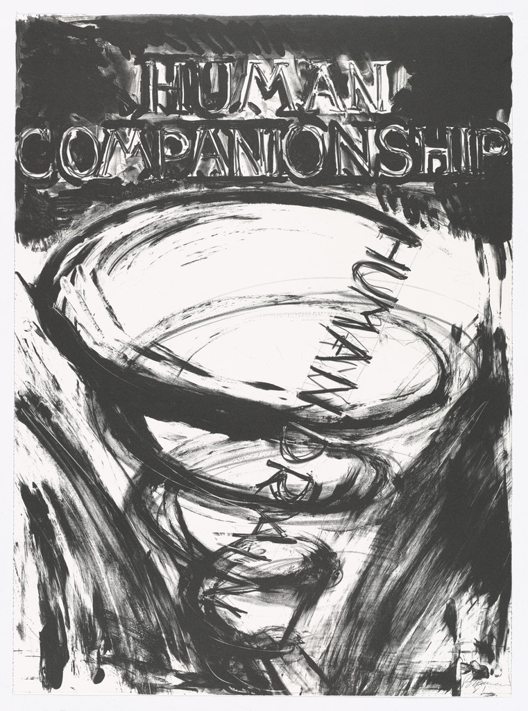 Human Companionship, Human Drain from Eight Lithographs to Benefit the Foundation for Contemporary Performance Arts, Inc.