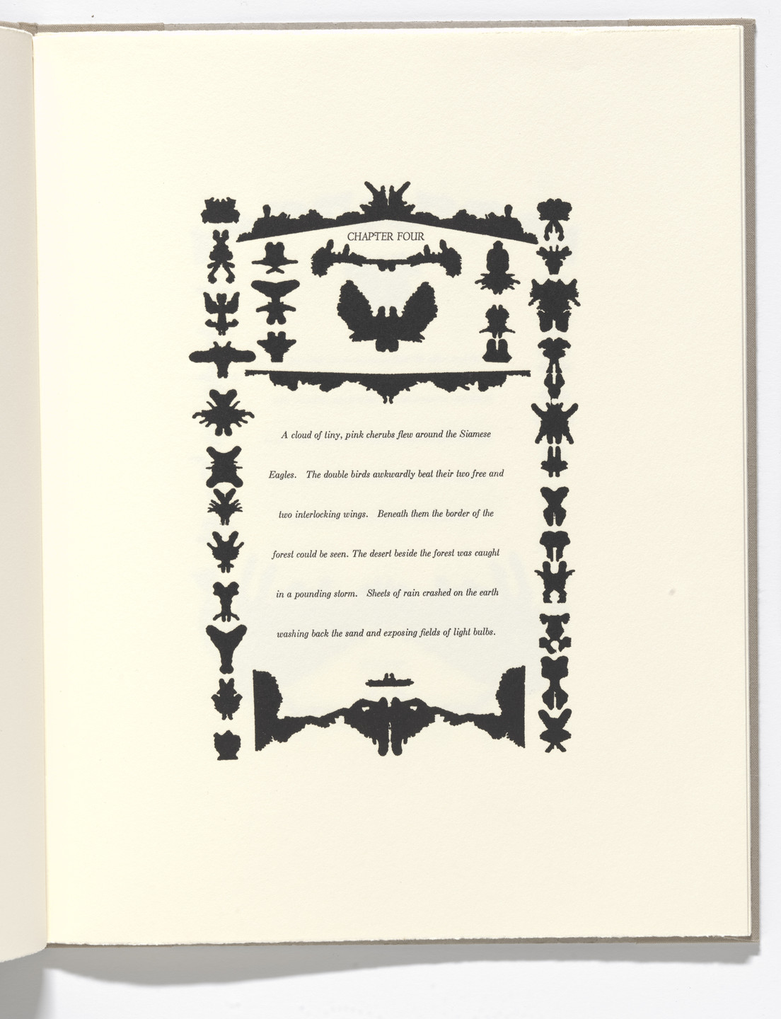 Bruce Conner. In-text plate (folio 16) from The Adventures of a Novel in Four Chapters. 1991