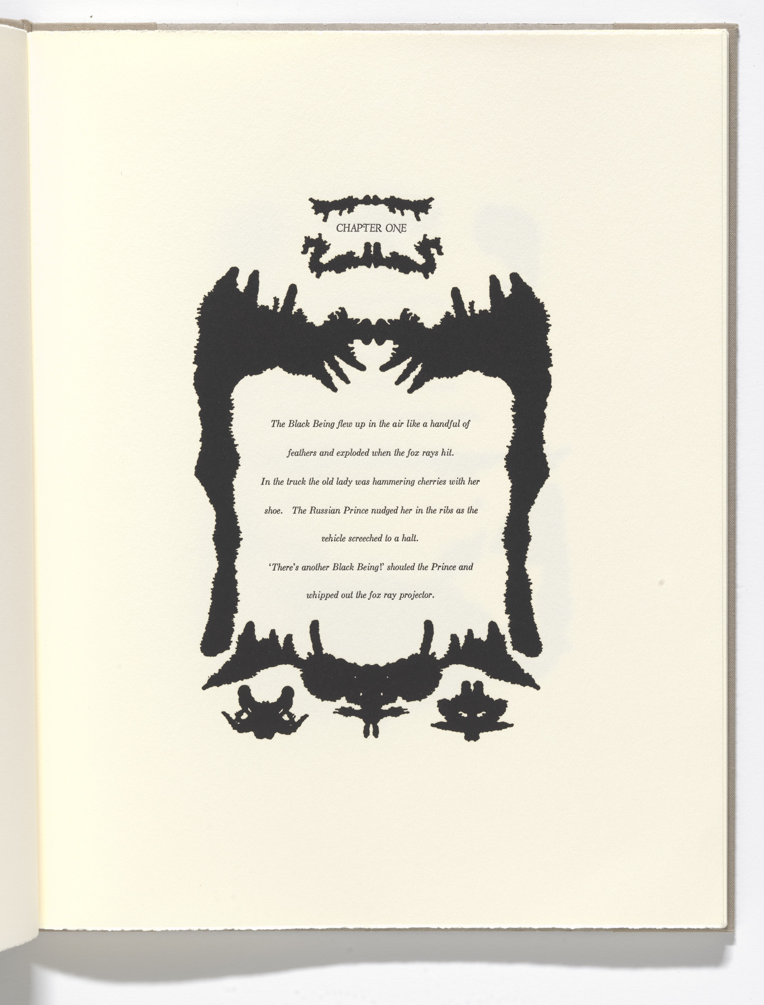 Bruce Conner. In-text plate (folio 7) from The Adventures of a Novel in Four Chapters