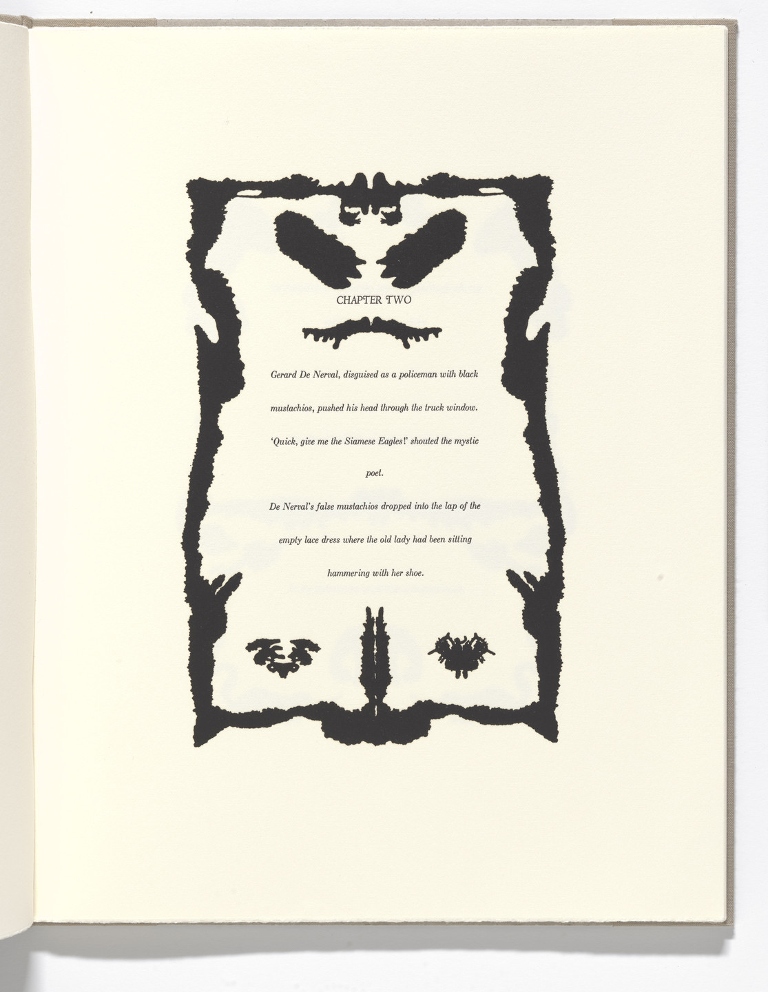 Bruce Conner. In-text plate (folio 10) from The Adventures of a Novel in Four Chapters. 1991