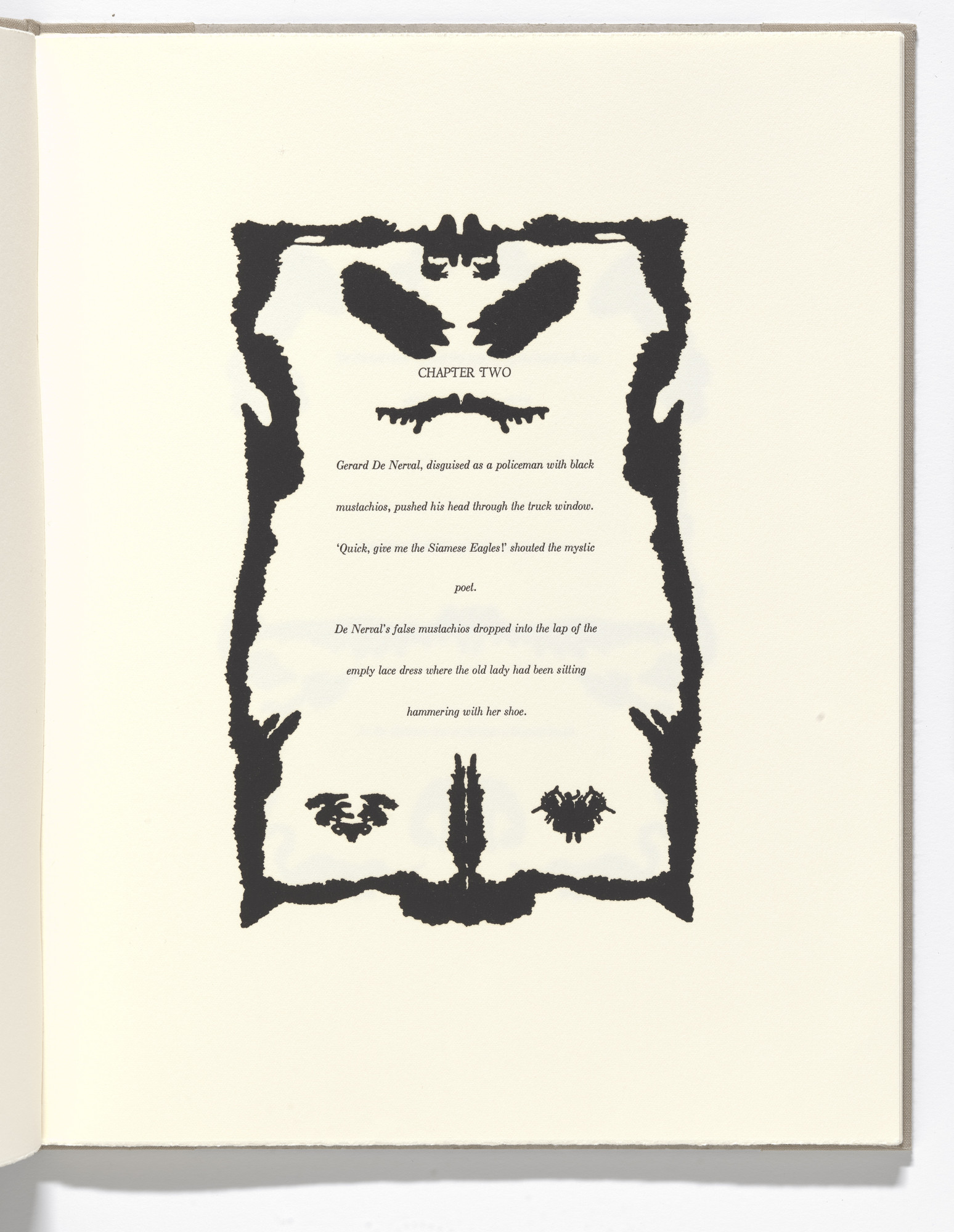Bruce Conner. In-text plate (folio 10) from The Adventures of a Novel in Four Chapters