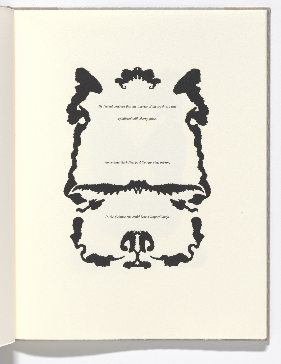 Bruce Conner. In-text plate (folio 11) from The Adventures of a Novel in Four Chapters. 1991