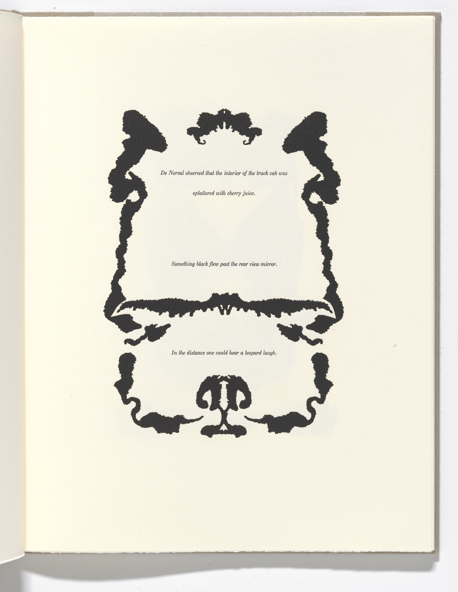 Bruce Conner. In-text plate (folio 11) from The Adventures of a Novel in Four Chapters