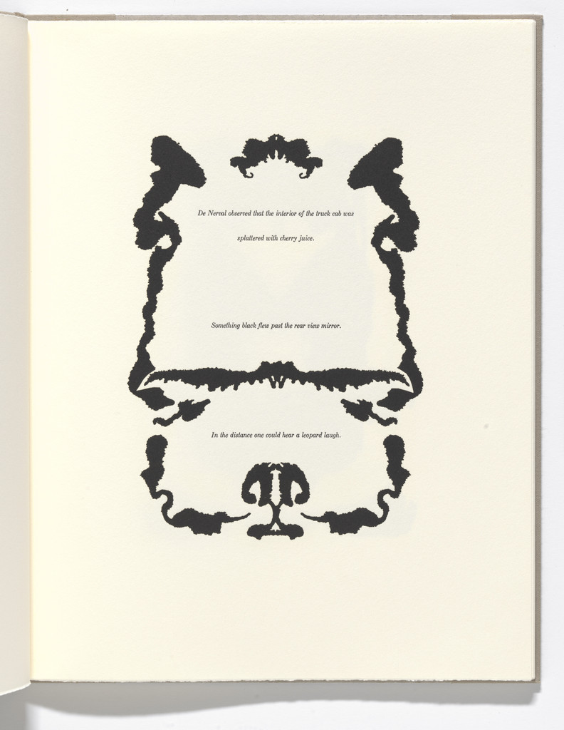 In-text plate (folio 11) from The Adventures of a Novel in Four Chapters, Bruce Conner, 1991