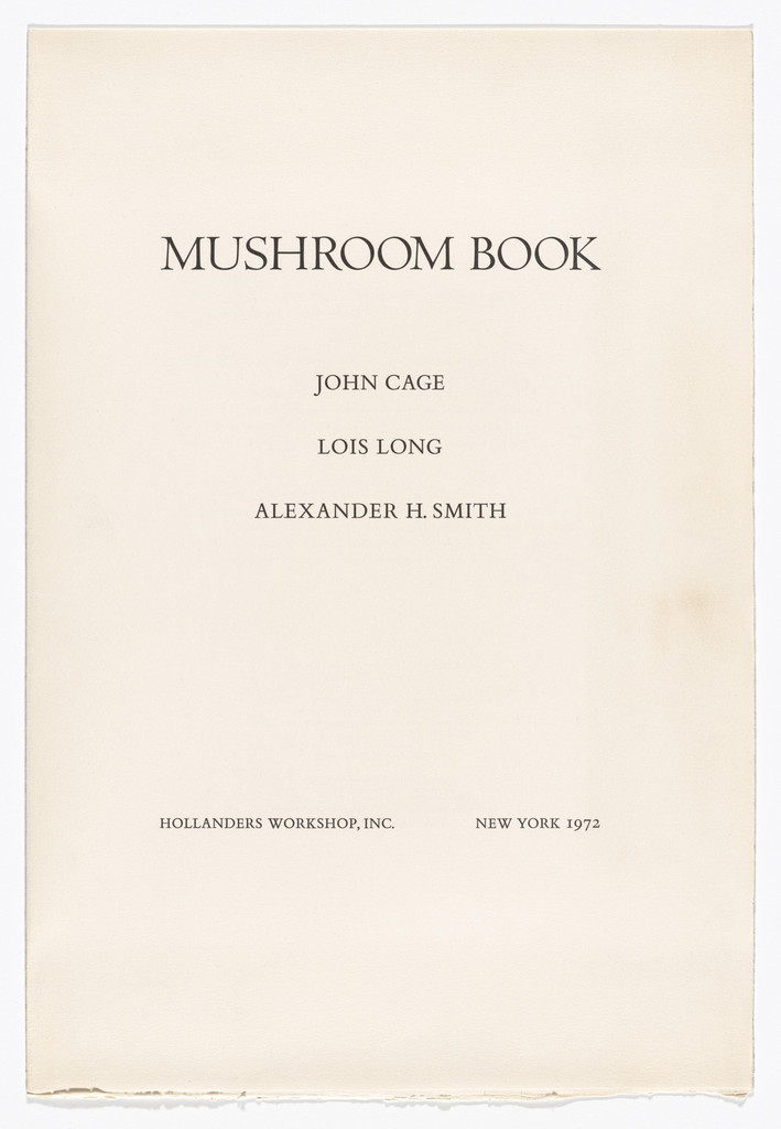 Mushroom Book