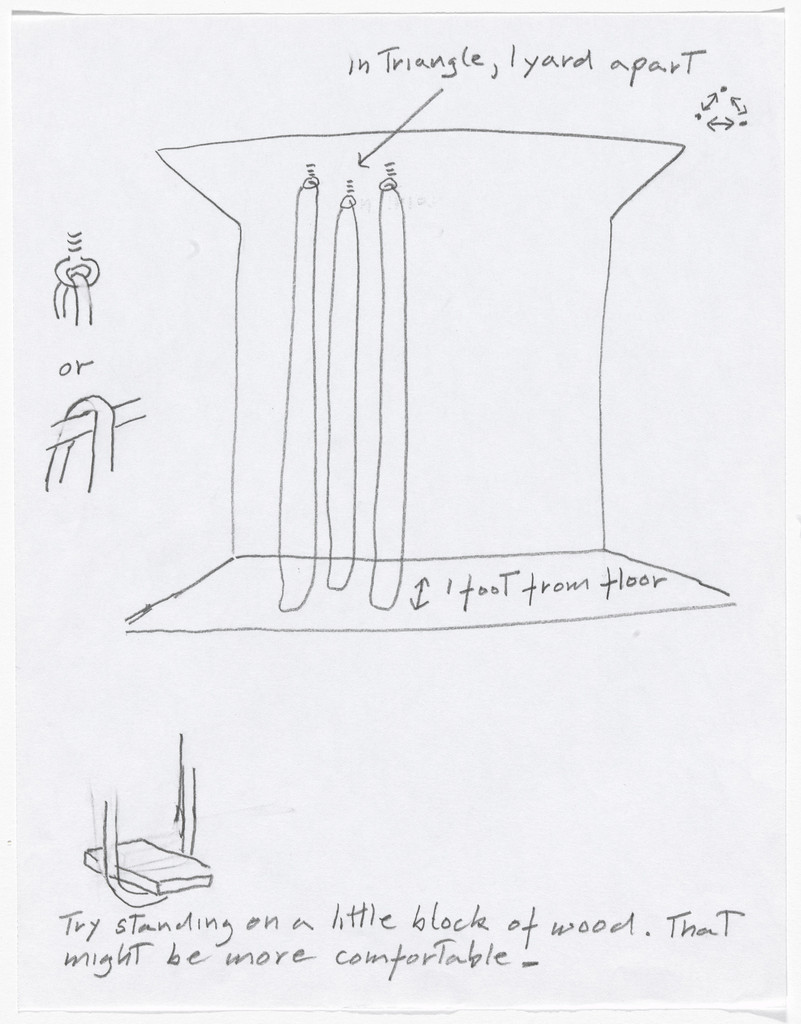 Sketches from "Hangers" Performance