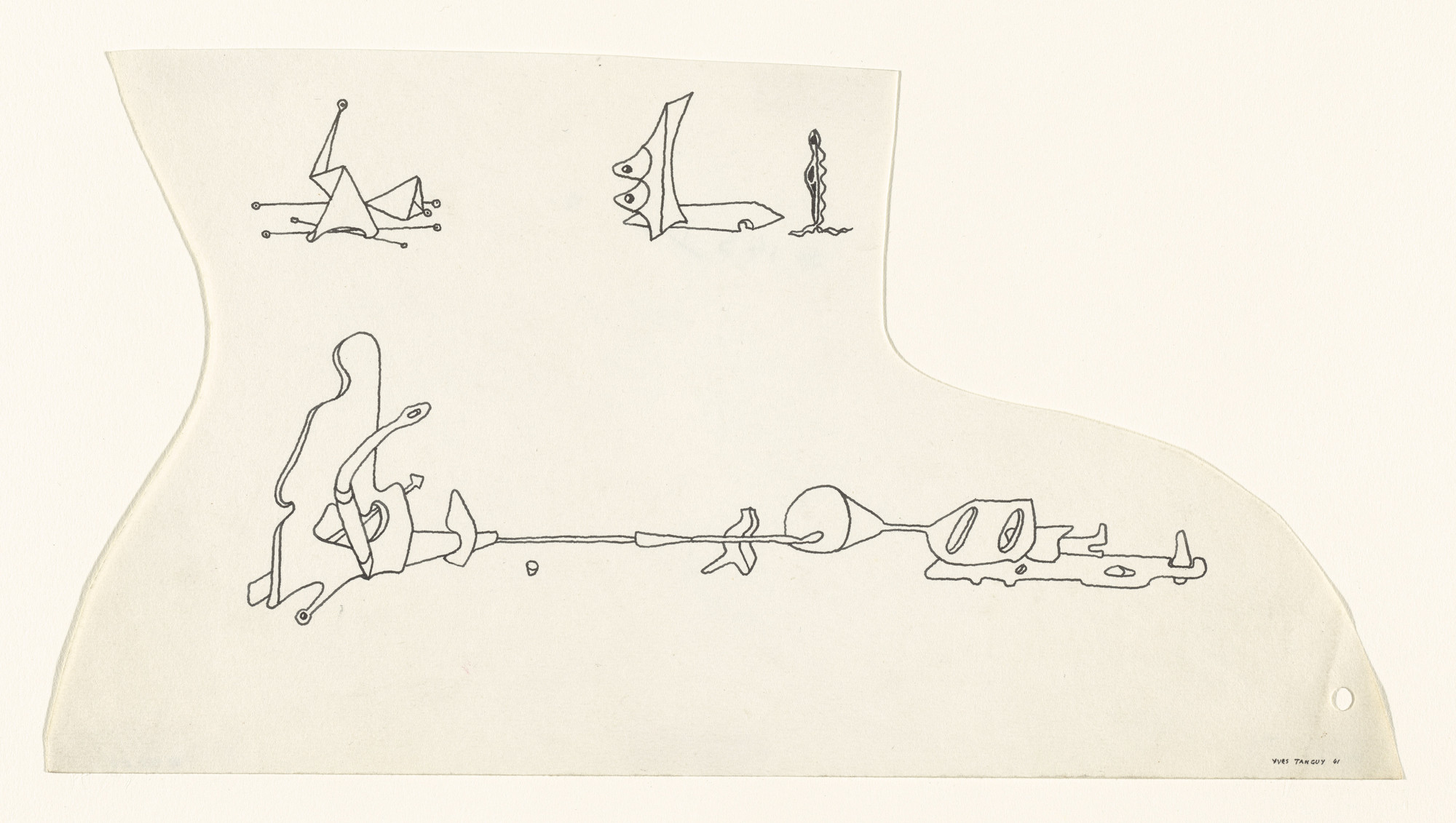 Yves Tanguy. Untitled