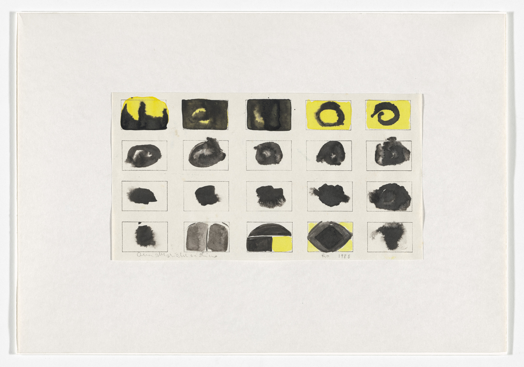 Anna Maria Maiolino. Piccole Note. 1985