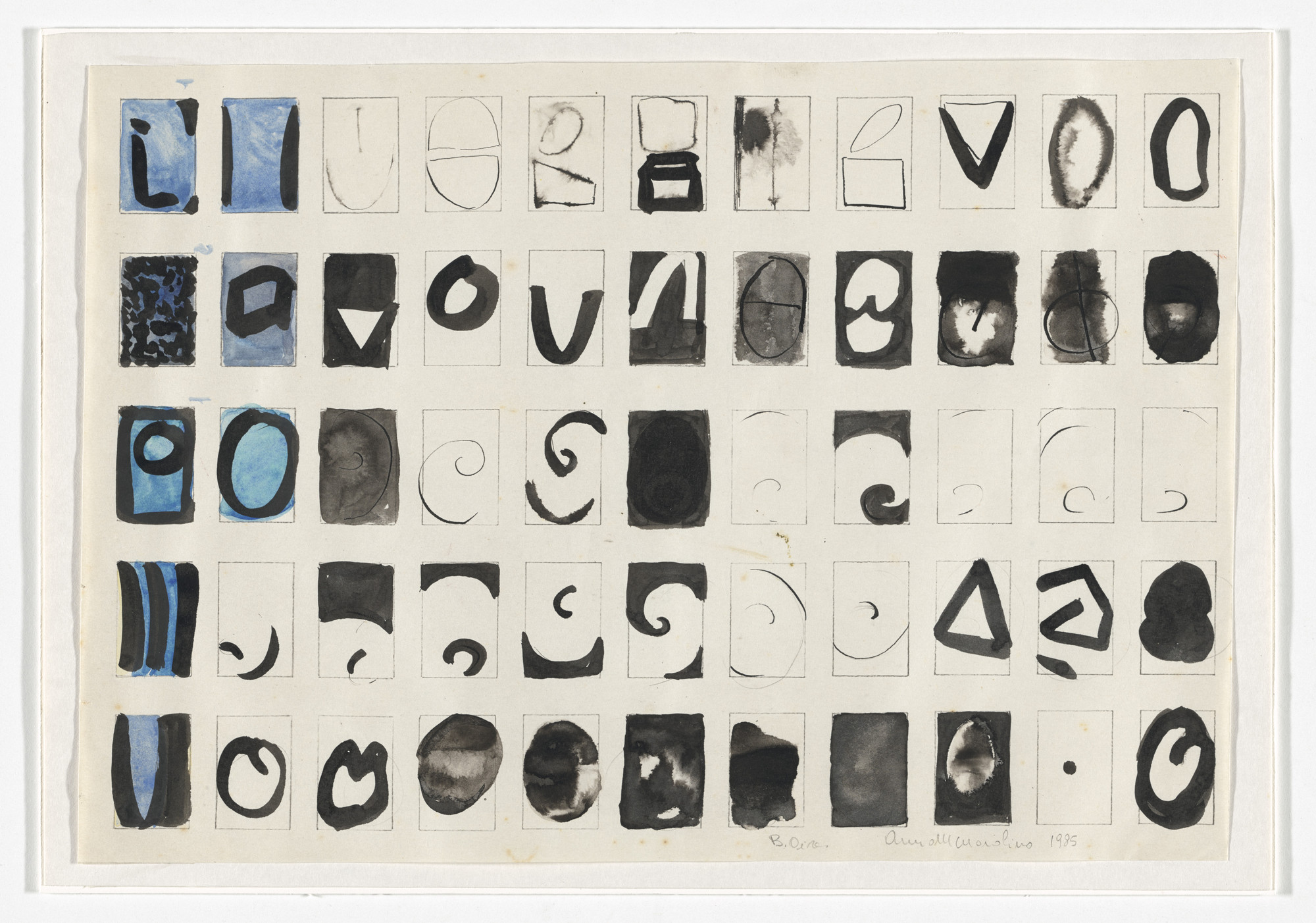 Anna Maria Maiolino. Piccole Note. 1985