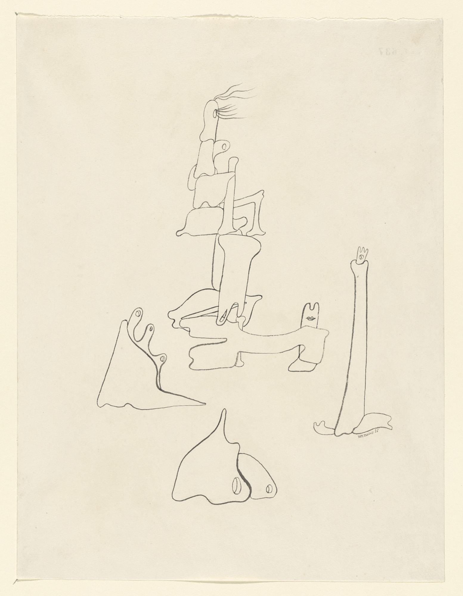 Yves Tanguy. Untitled
