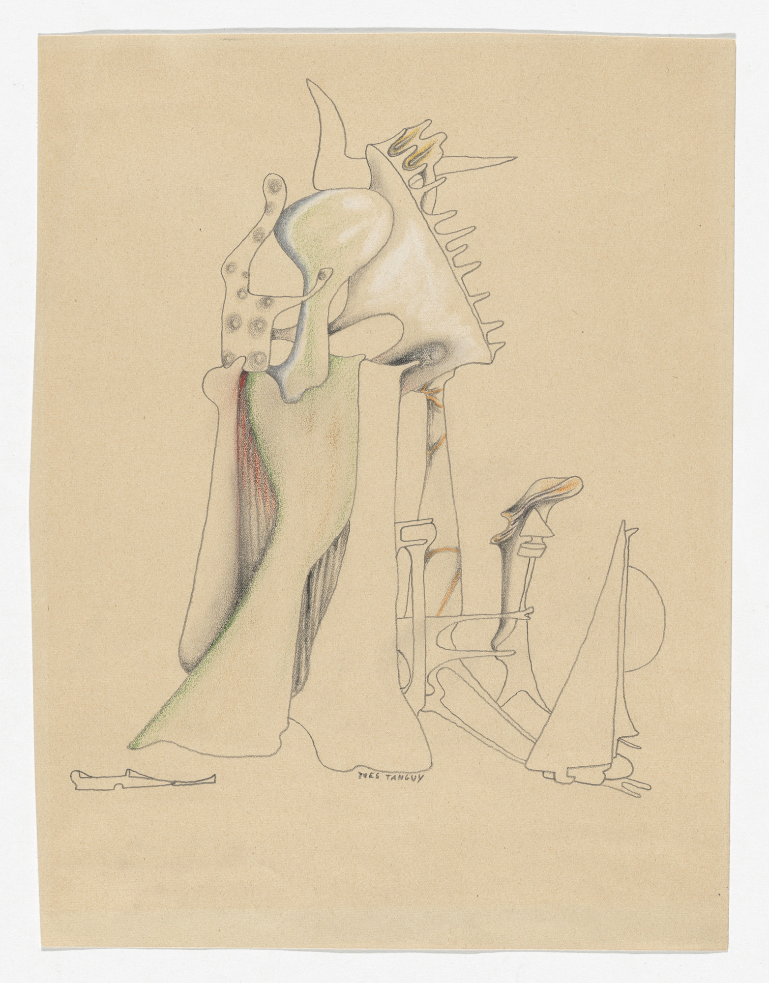 Yves Tanguy. Untitled