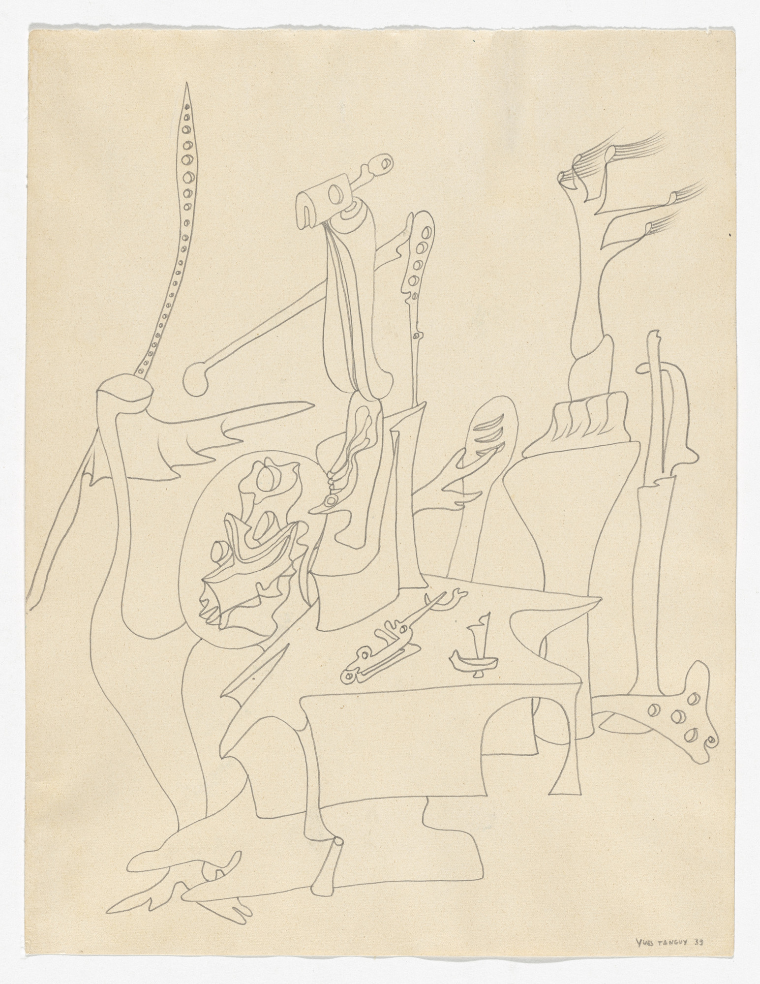 Yves Tanguy. Untitled