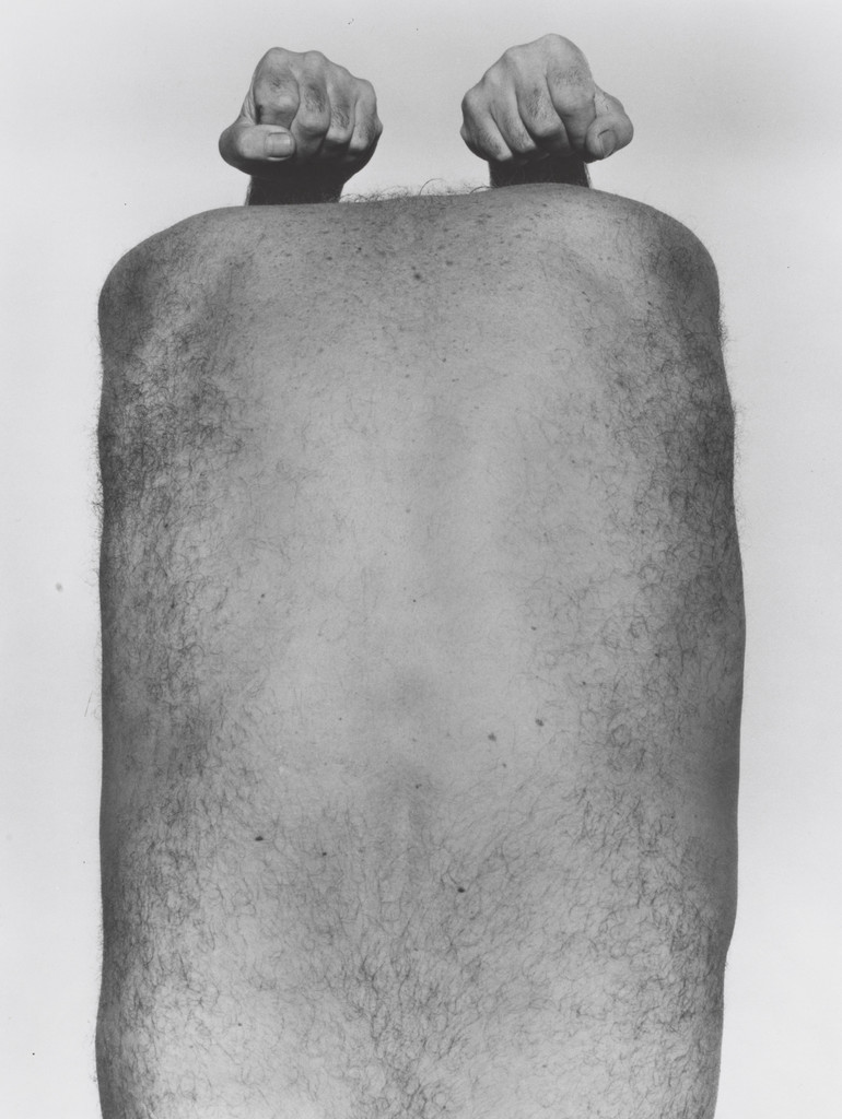 Self-Portrait (Back with Arms Above)