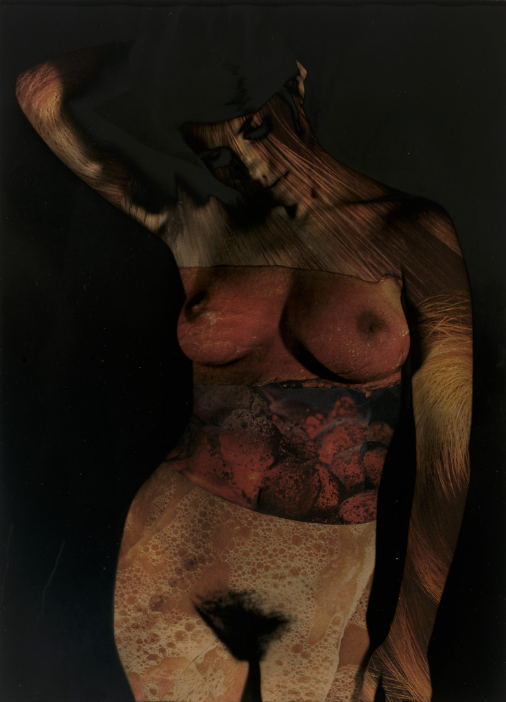 Woman Contemplating Red
