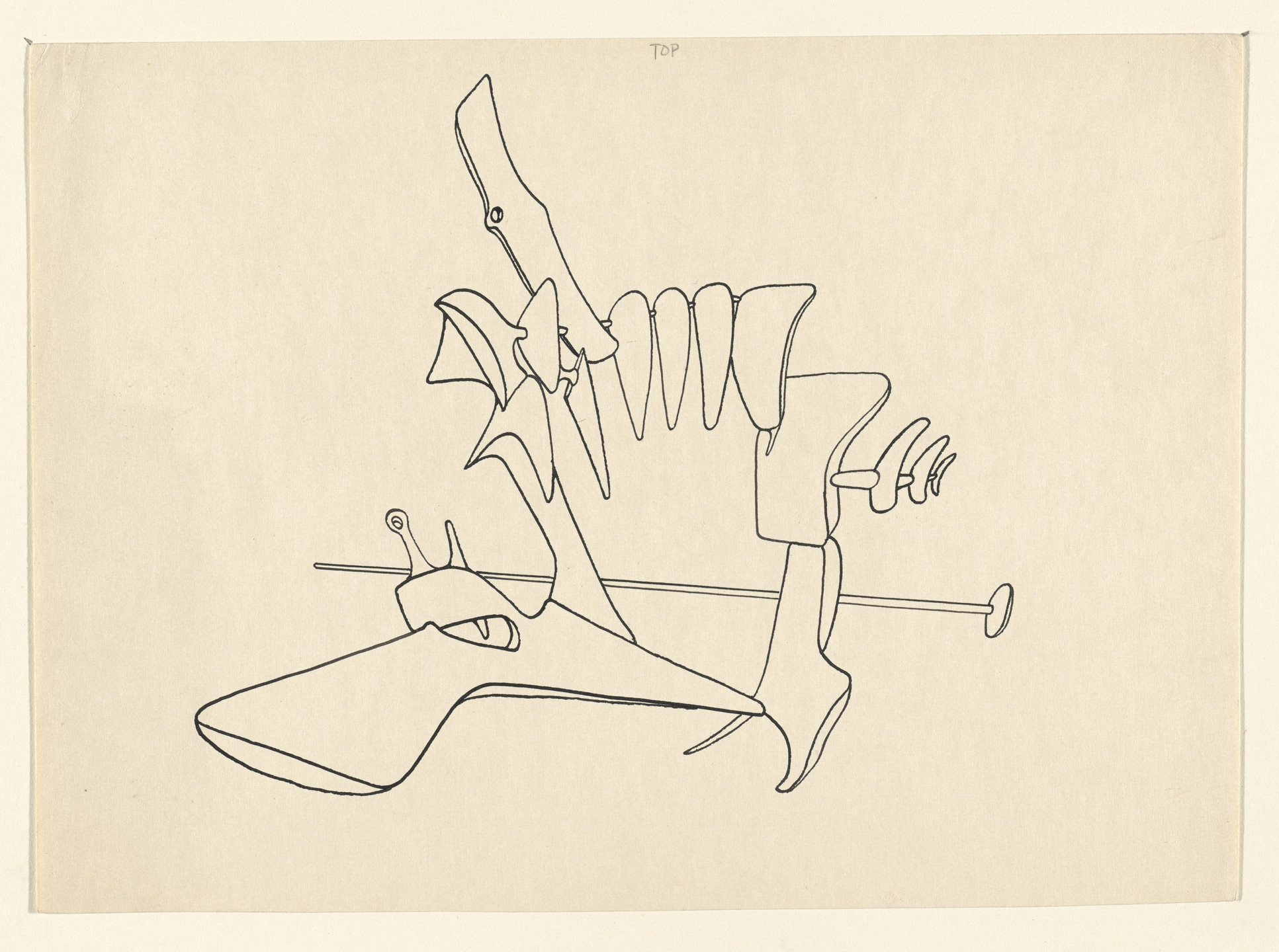 Yves Tanguy. Untitled. n.d.