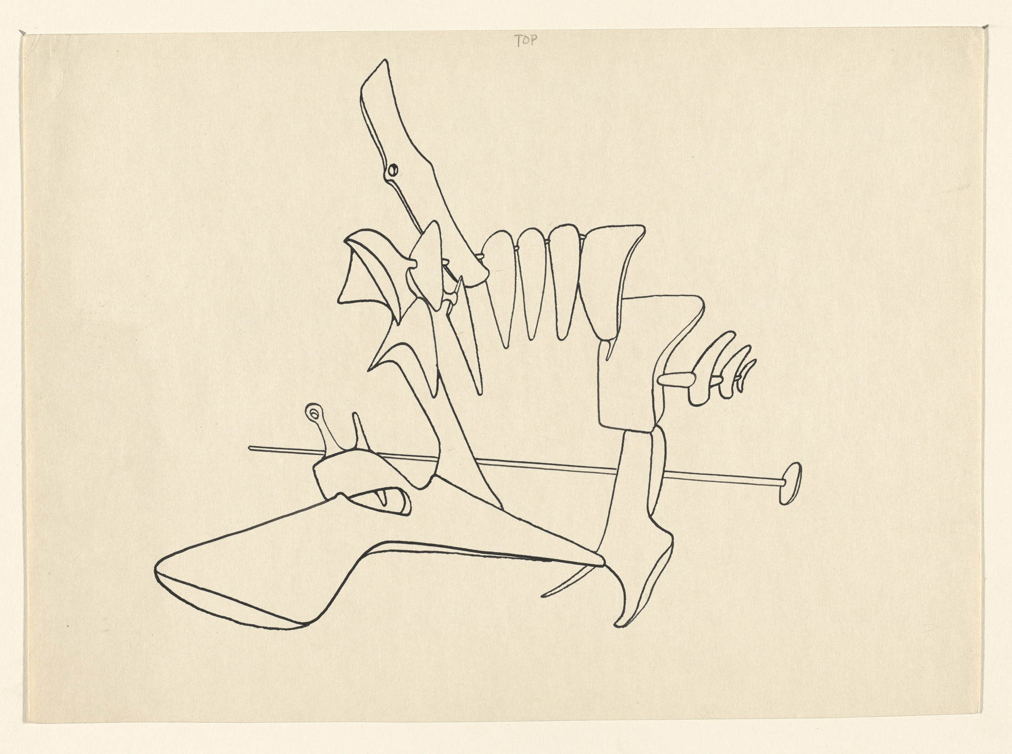 Yves Tanguy. Untitled